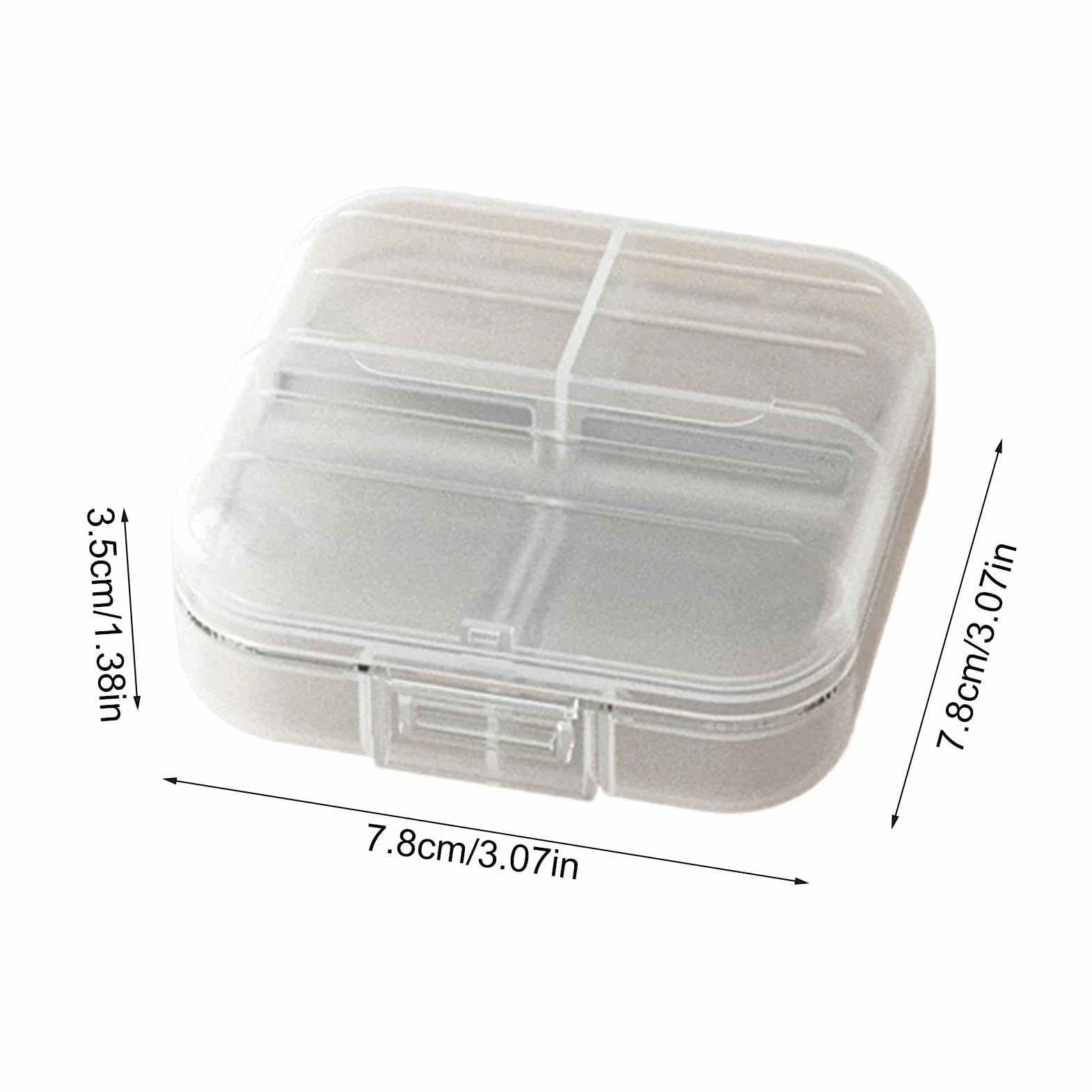 Pill Organizer 7 Day Weekly Medicine Dispenser Portable Pill Case Travel
