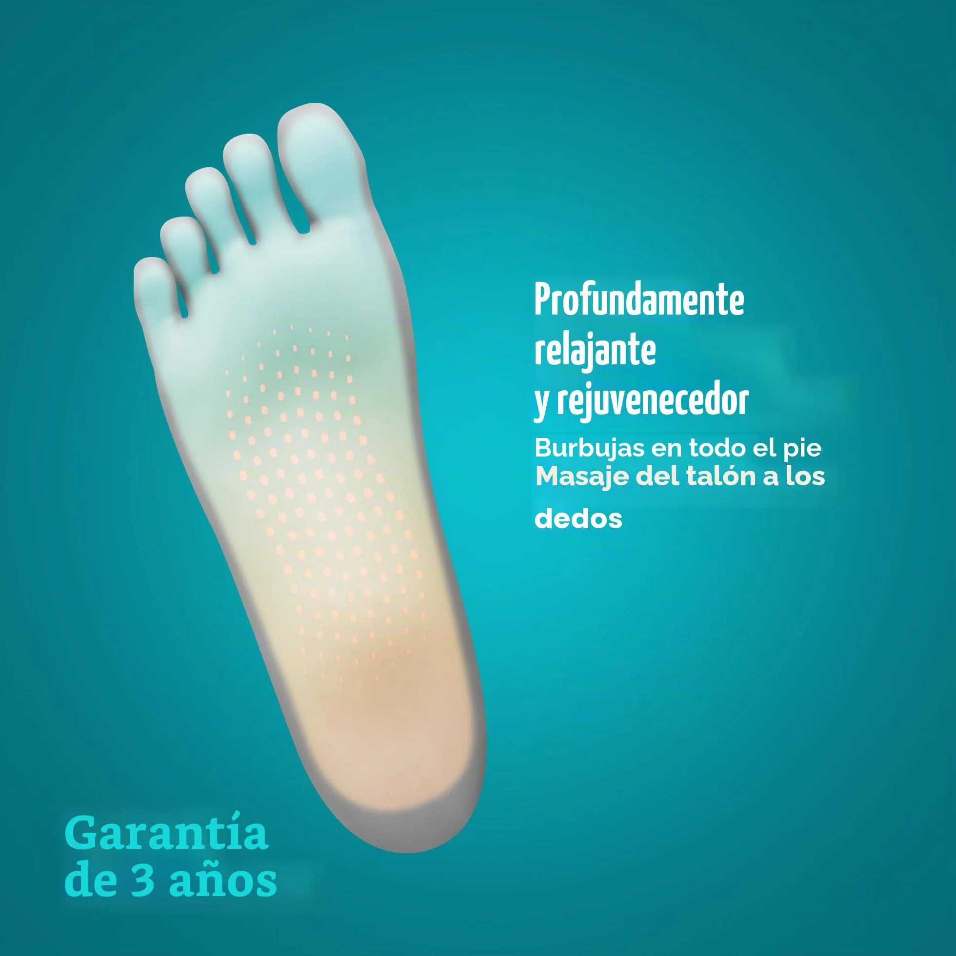 HoMedics Bubblemate Baño para Pies Hidromasajeador con Piedra Pómez Integrada