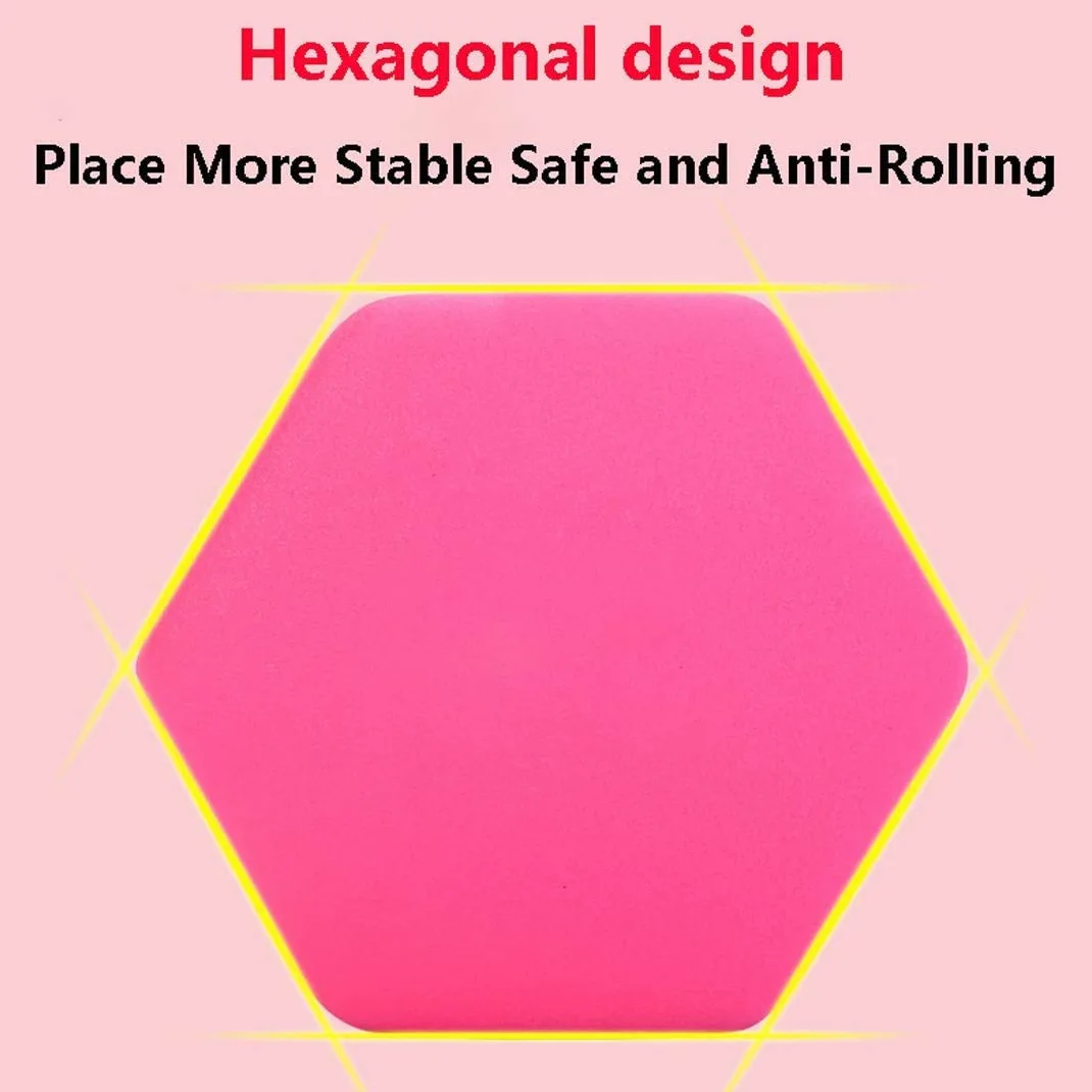 Mancuernas para Mujer, Pesas con Revestimiento De Vinilo, 1LB, 2LB, 3LB, 6LB, 7LB, 8LB, 9LB, 10LB, Juego De Mancuernas Hexagonales De Neopreno para Ejercicio Físico En El Hogar, 1 Par