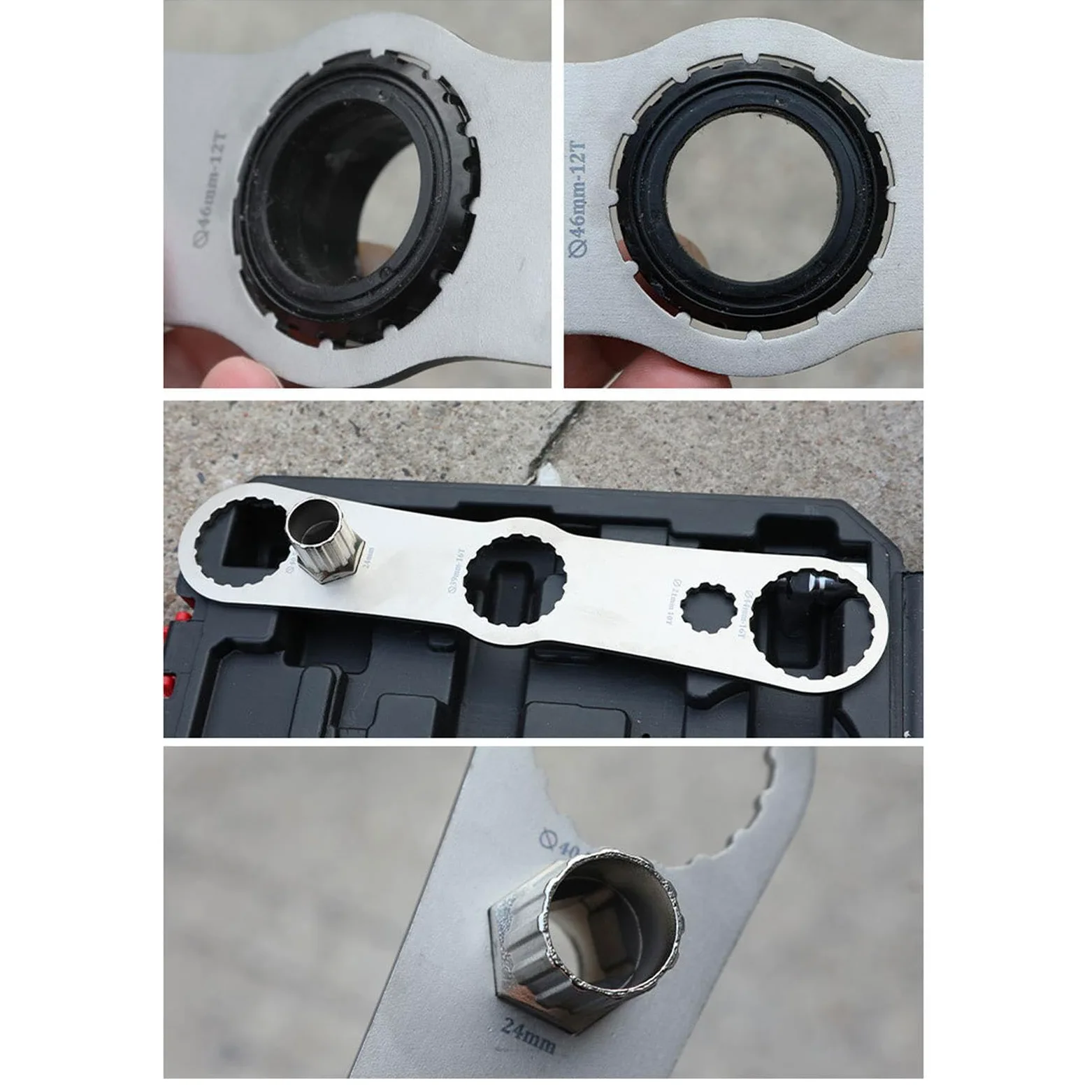 Kit de herramientas para bicicleta de montaña Llave resistente con estuche | Kit Reparación Bicicleta Carretera Para Cadena, Freno Y Neumático, Montaña, Carretera, Ciclismo, Doméstico Y Taller