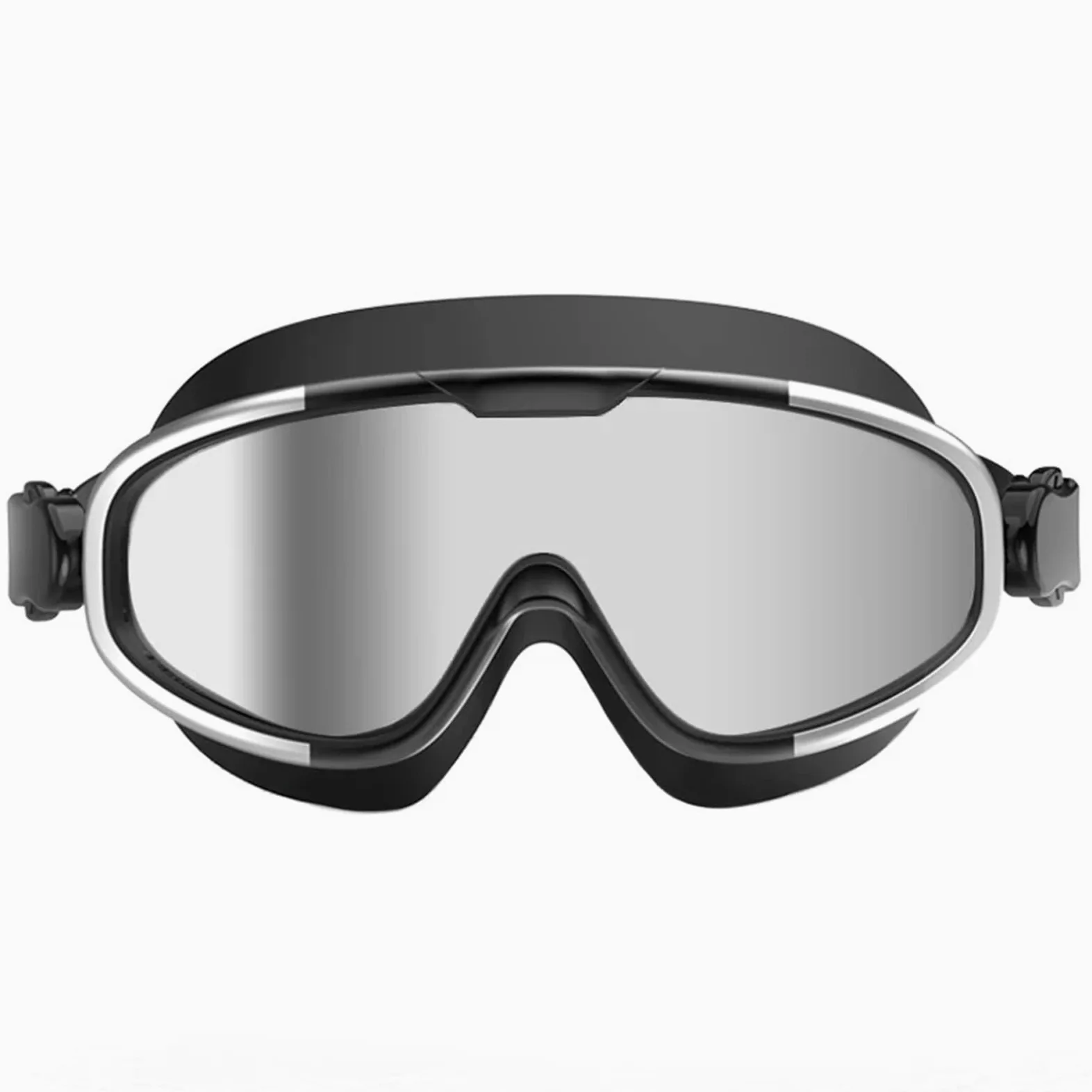 Gafas de natación con Montura Grande for Adultos, Lentes Buceo antivaho HD, Gafas Impermeables for Nadar, Piscina y Playa para Piscinas