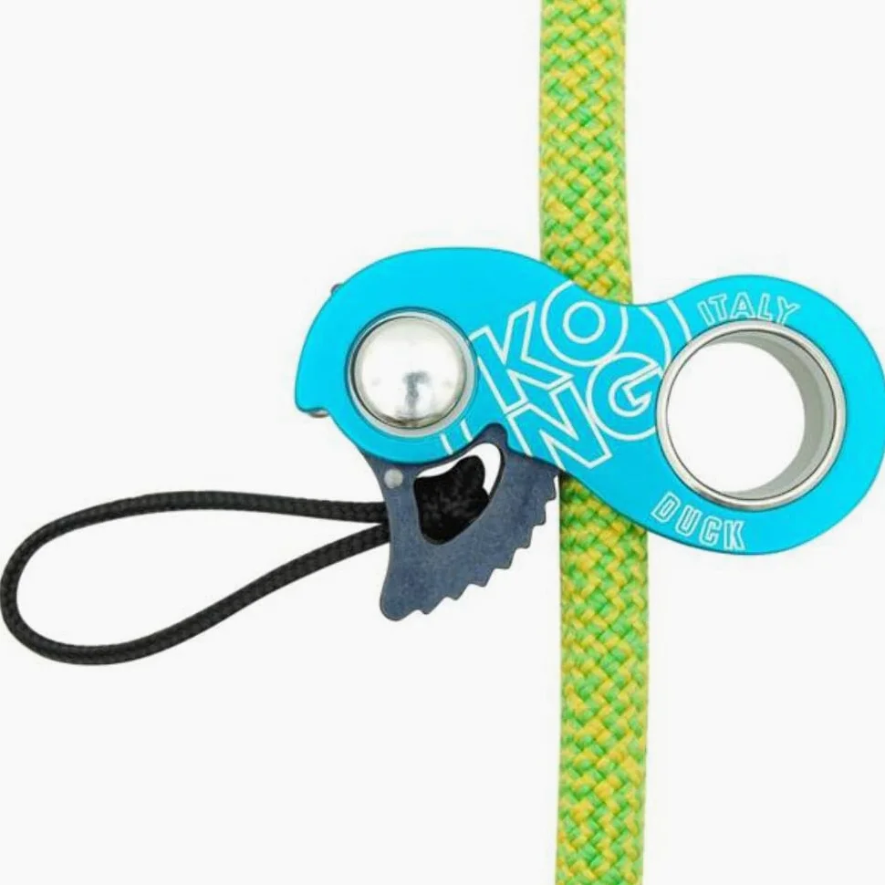 Kong. Duck. Bloqueador ultracompacto, Ideal para Escalada, montañismo, espeleología y Socorro en Cuerda. para Cuerdas de 8-13 mm. Fabricado en Italia. Certificaciones: EN 567 y UIAA 126. Peso: 70 | ascendentes de escalada