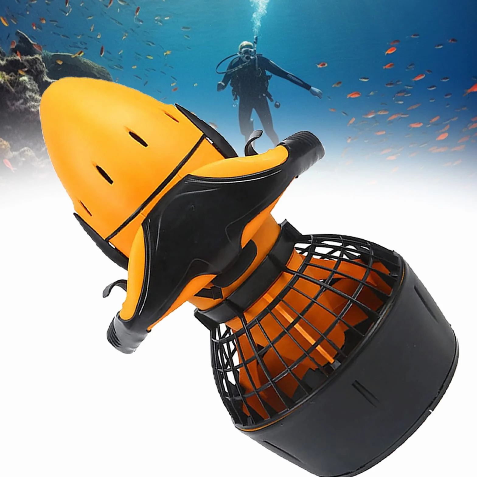 Sea Scooter para Adultos: Explorador Submarino con hélice de Doble Velocidad para Lagos, océanos, Buceo en Piscinas, Aventuras en el mar, batería de Larga duración