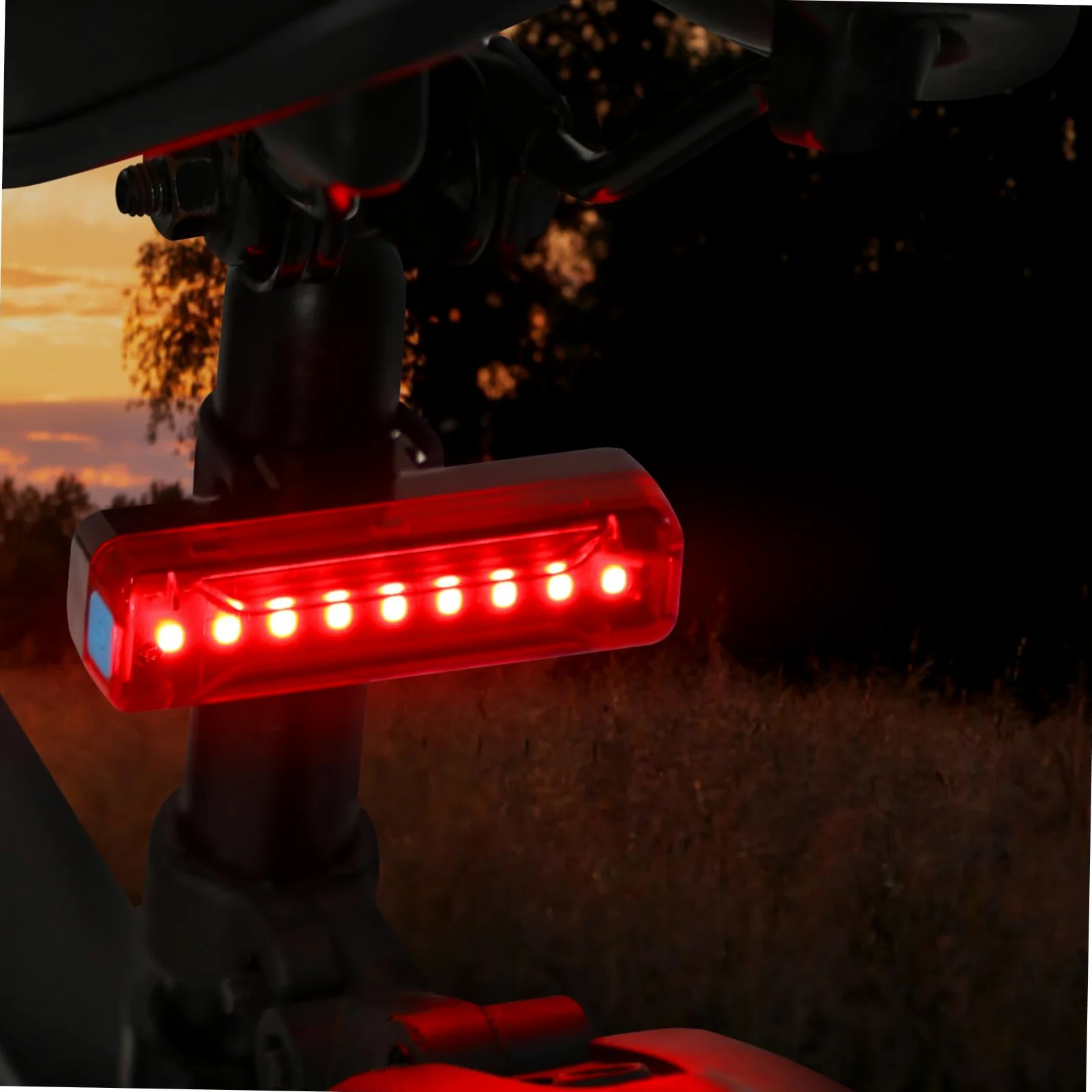 TOYANDONA 1 Juego Faro de Bicicleta Luces de Bicicleta Noche Faros Delanteros de Bicicleta luz de la Bici Bike Luces para Bicicleta luz Delantera de Bicicleta Faro para Ciclo AbS Negro