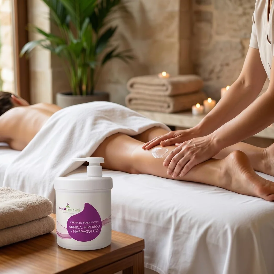 PHYSIOCEUTICALS Crema Masaje Árnica Hipérico Harpagófito 1000ml + Dosificador