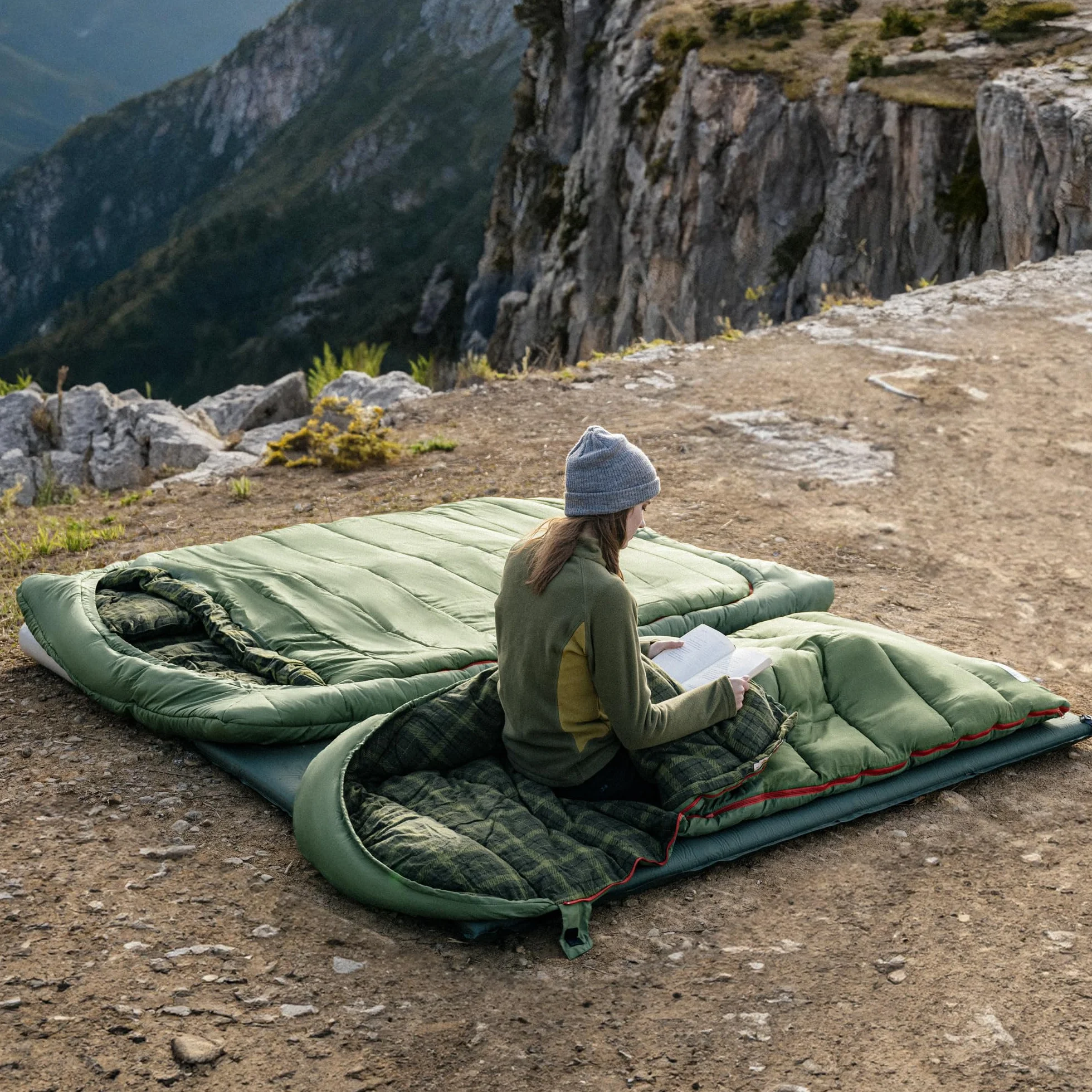 Naturehike Saco de dormir de franela grande y alto para adultos, saco de dormir para clima frío para todas las estaciones, sacos de dormir XXL para camping, senderismo, caza, incluye bolsa de