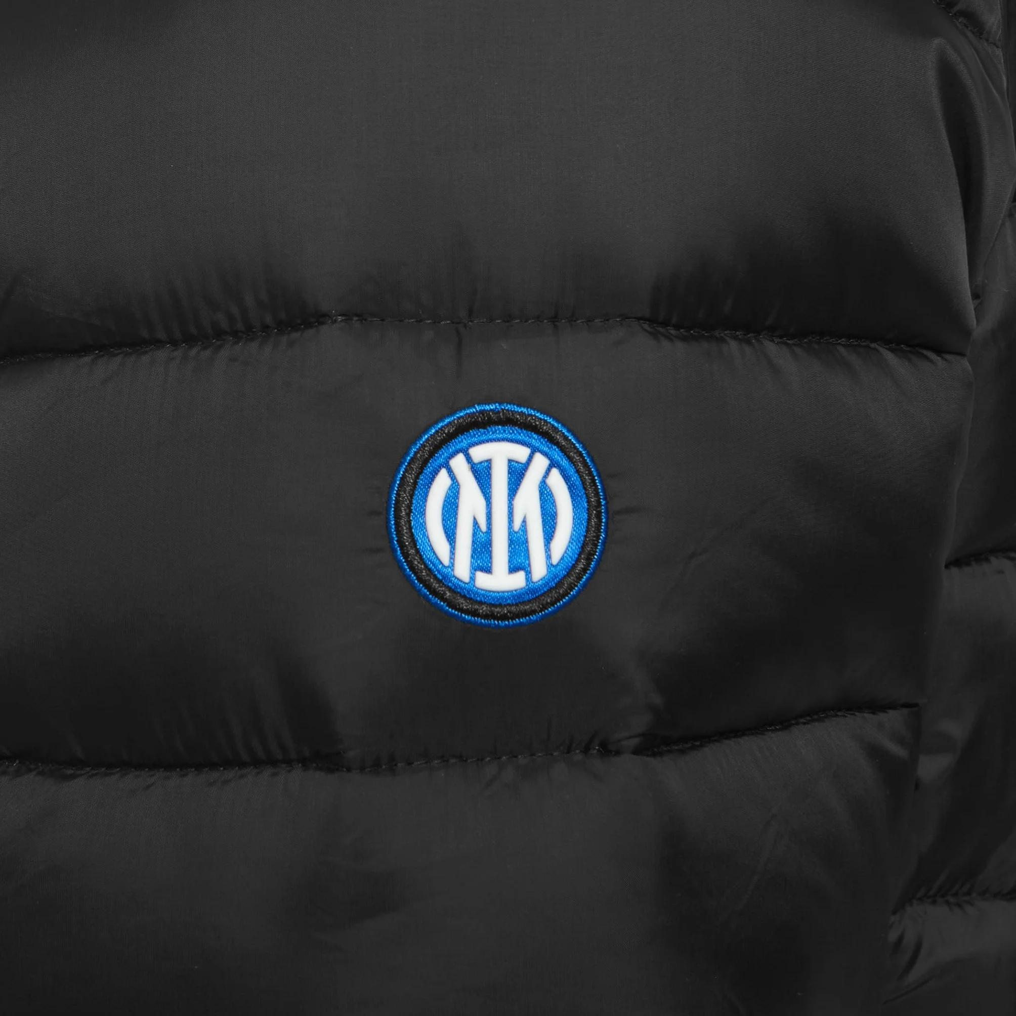 Inter, Plumífero Oficial Unisex Adulto, Negro, M