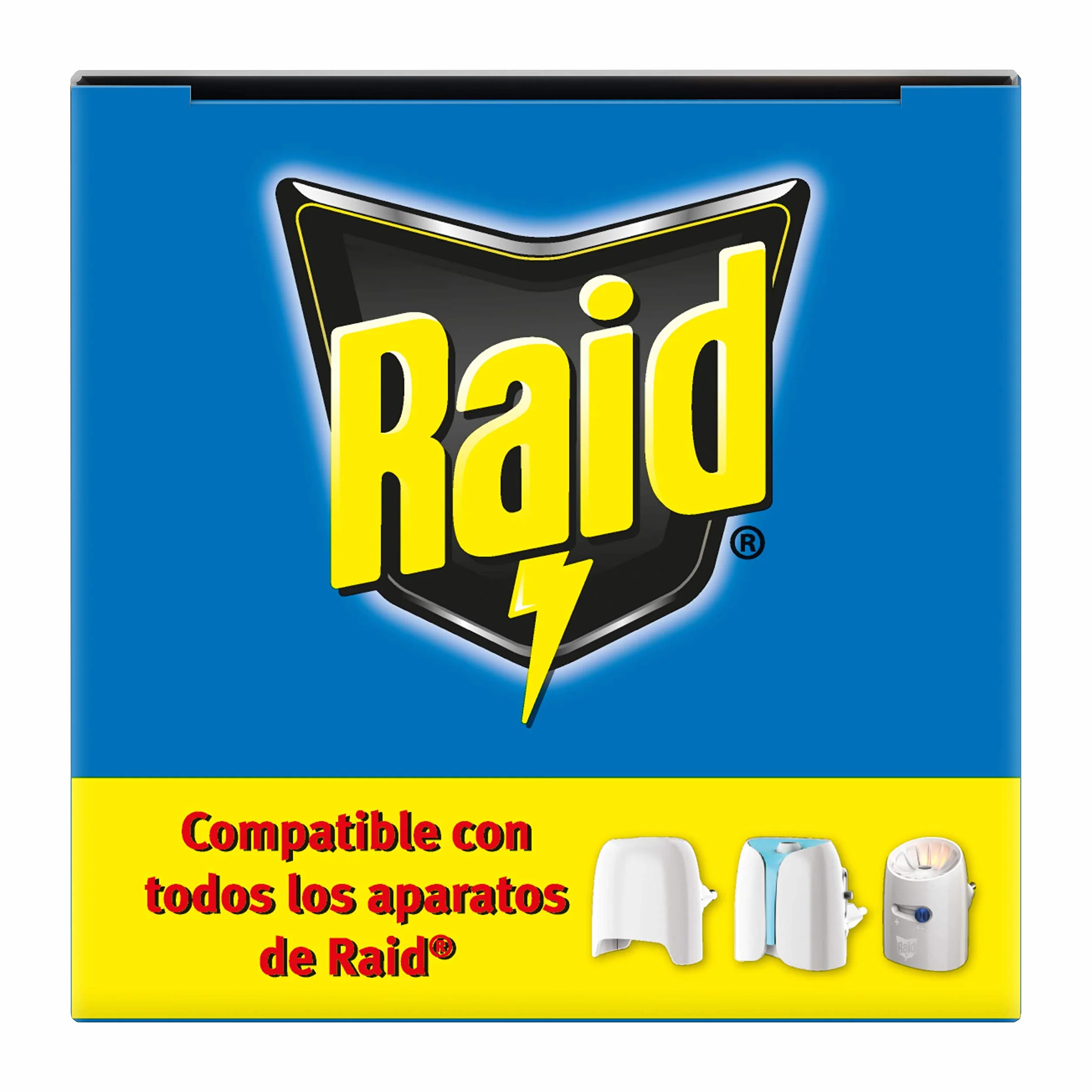 Raid Difusor Eléctrico Anti Mosquitos Comunes y Tigre Aroma Eucalipto con 2 Recambios Blanco