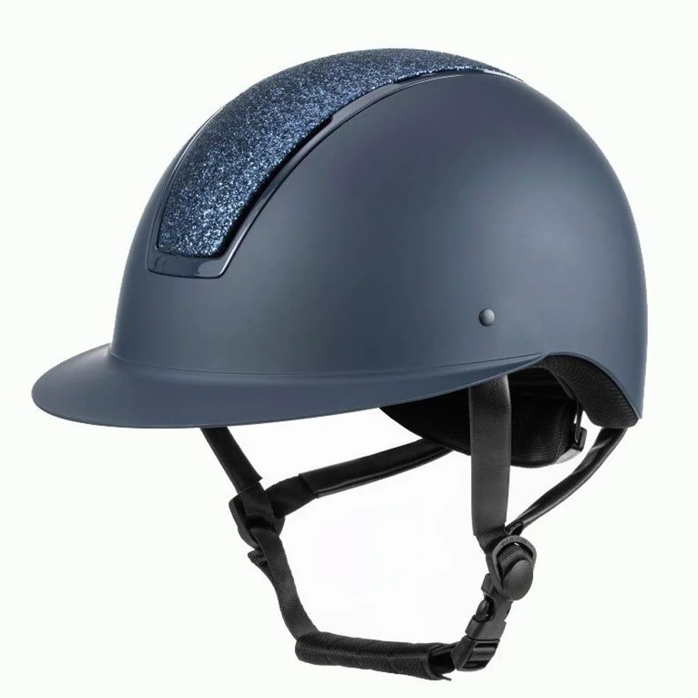 USG 13250022-132-305 Comfort Jewel - Casco de equitación, Color Azul Marino, Talla L