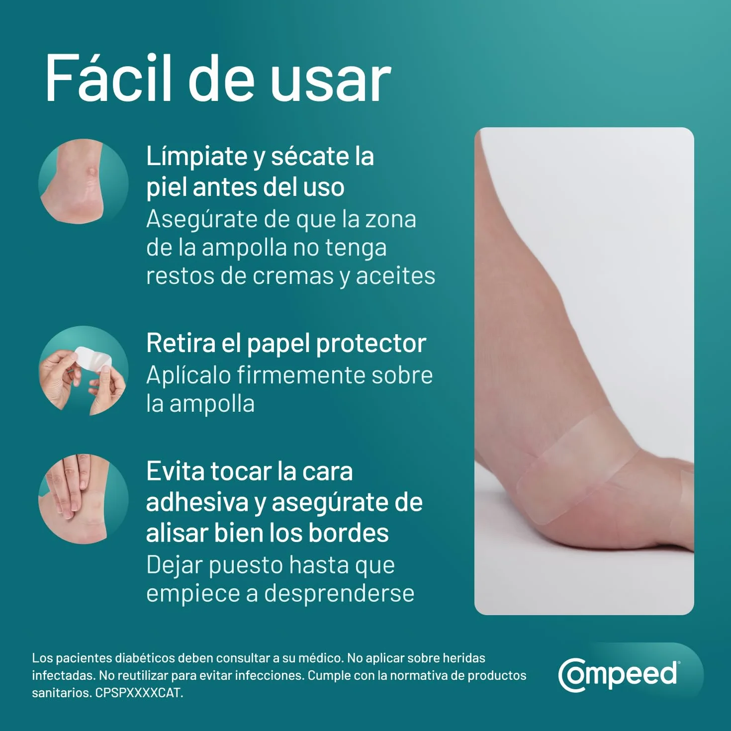COMPEED Ampollas Pequeñas Apósitos Hidrocoloides Pack 6 uds.