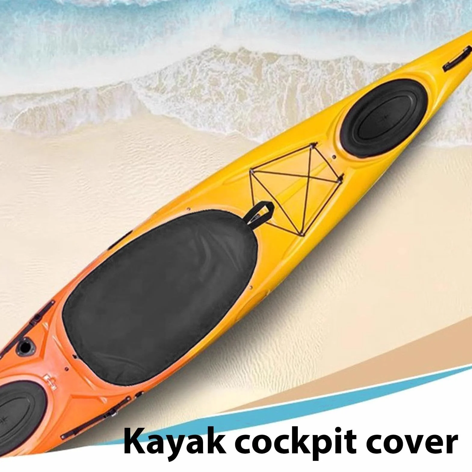 Cubierta impermeable para kayak, cubierta de escotilla de kayak, cubierta de escotilla de transporte para kayak, junta de cabina de kayak, almacenamiento de kayak al aire libre, tela impermeable a