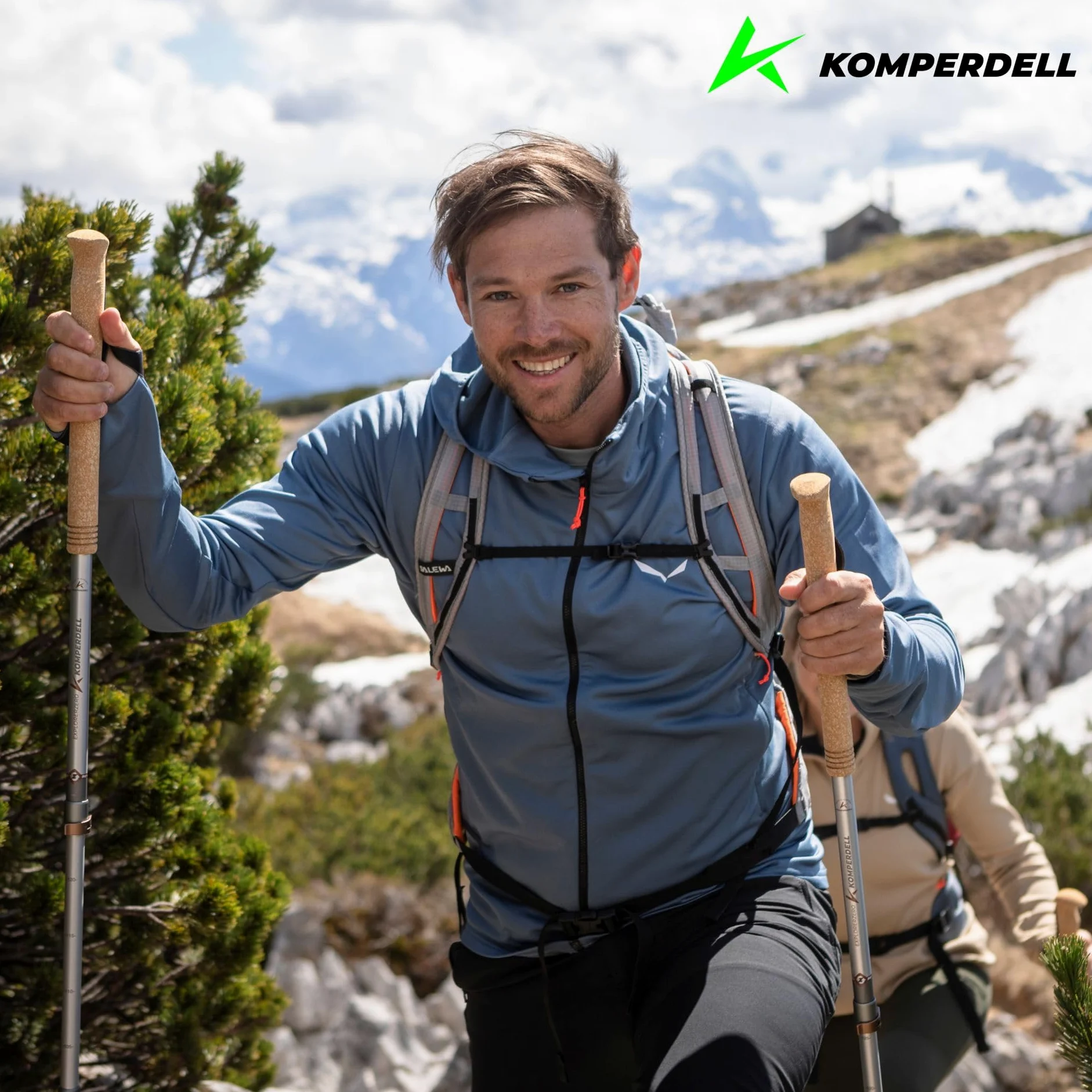 Komperdell Explorer Zero Cork - Bastones de trekking (105-140 cm)