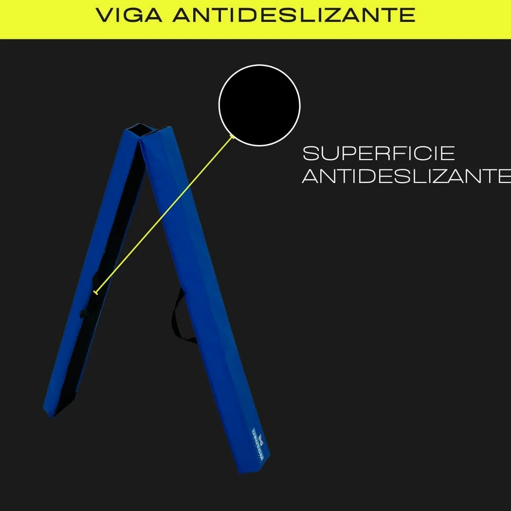Viga de Equilibrio para Niños 240cm | Gimnasia Artística, Juego Exterior | Plegable, Antideslizante | Psicomotricidad Infantil, Tabla de Equilibrio para Niños