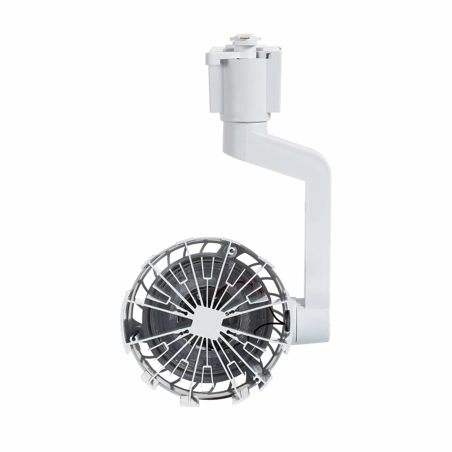 LEDKIA LIGHTING Foco Carril LED Monofásico 30W 3000 lm 3000K COB PC y Aluminio