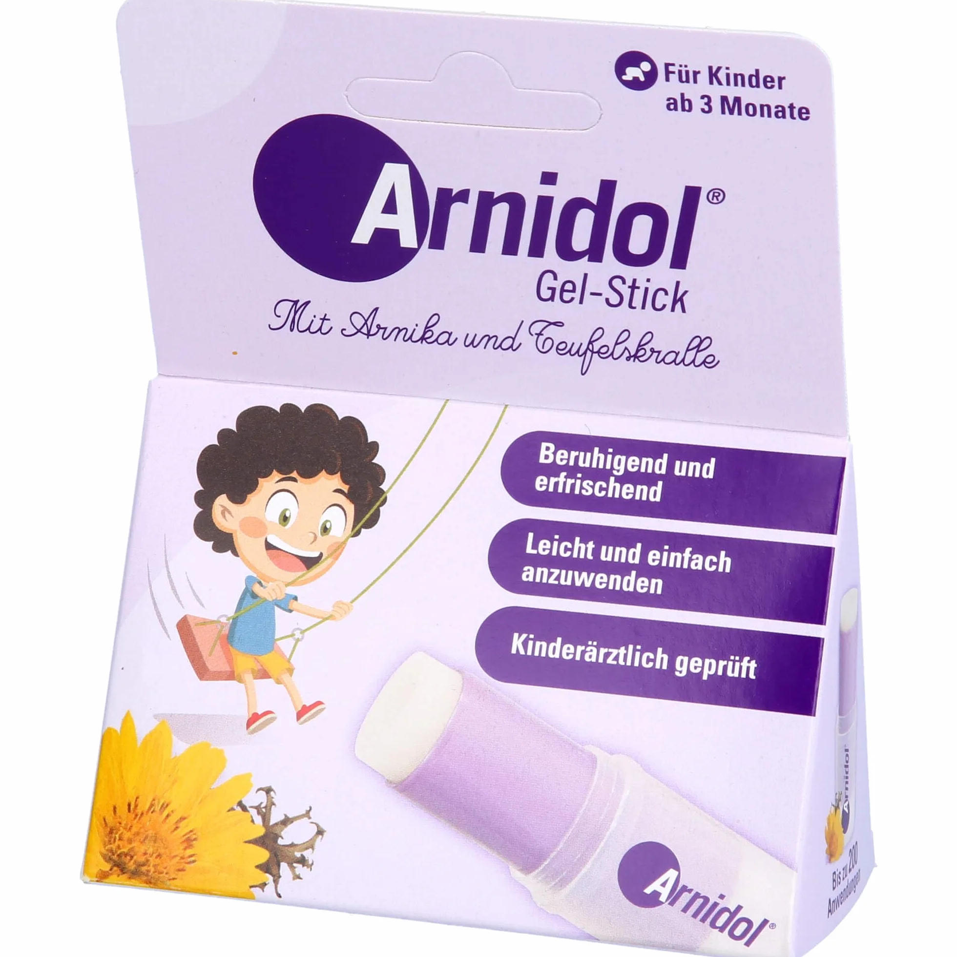 Arnidol Gel Stick Calma Refresca Reconforta Piel Efecto Frío Ingredientes Naturales Árnica Harpagofito 15 g