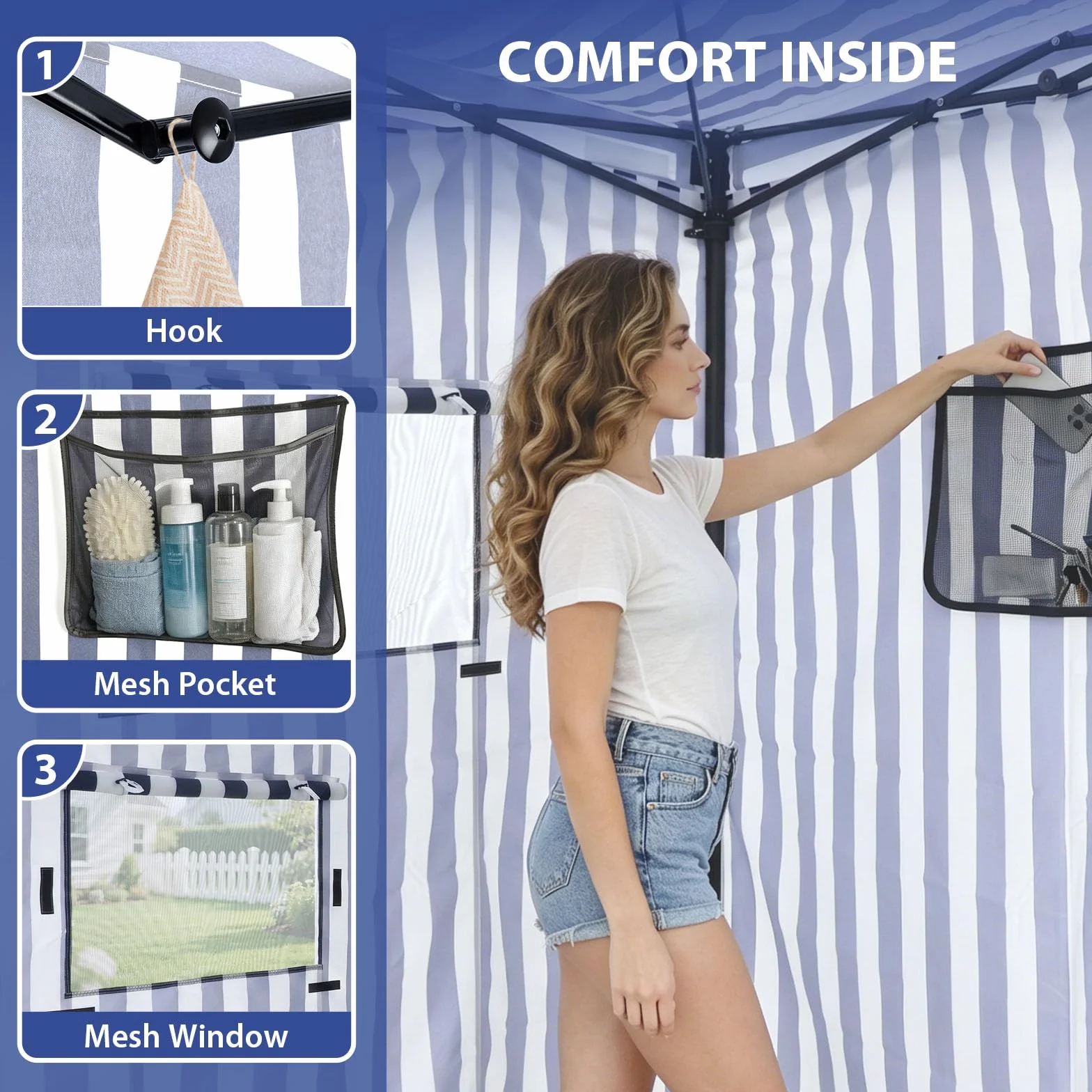 EAGLE PEAK Toldo Plegable Plegable Ultra Compacto Flex
