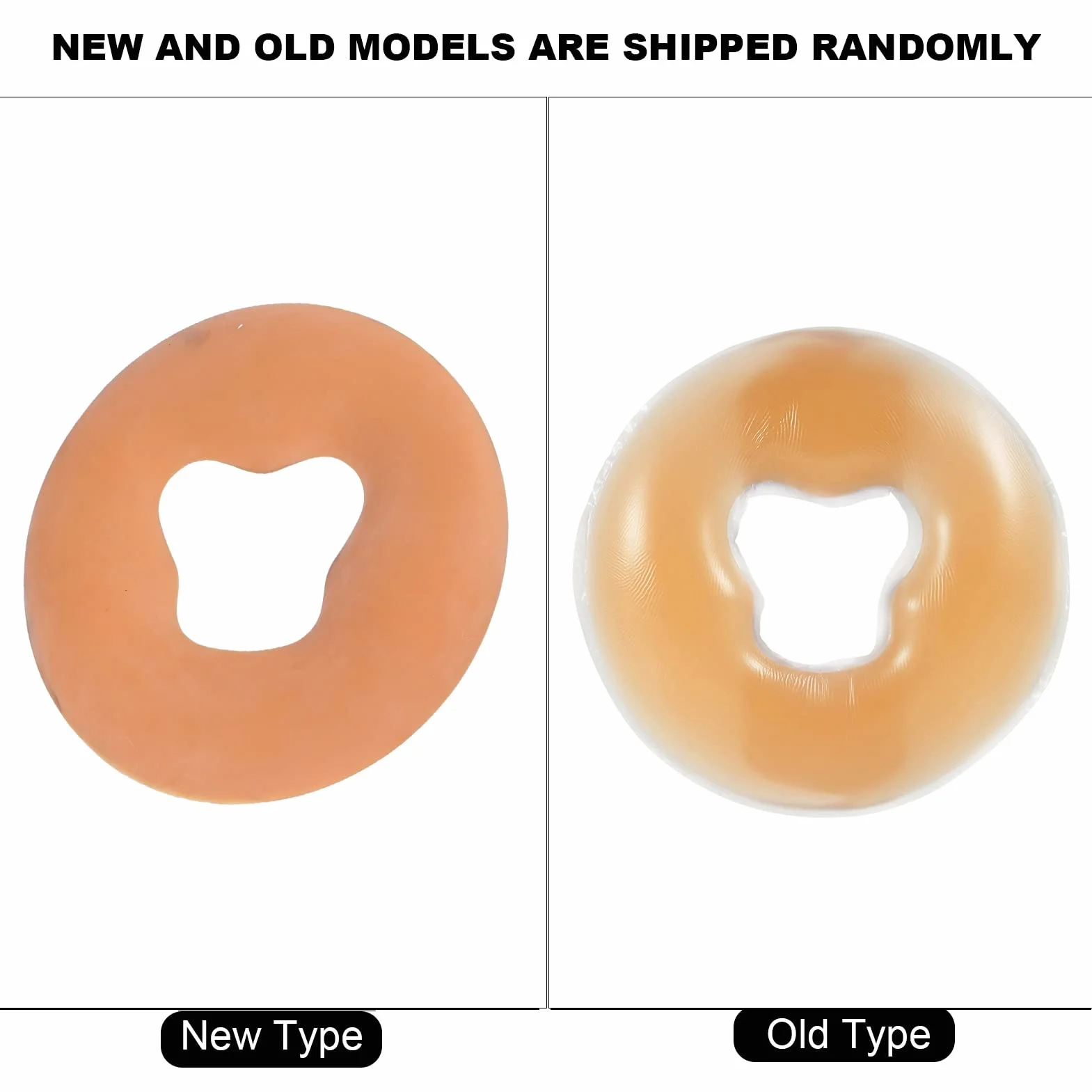 Cojín de gel de silicona para masaje facial reutilizable 4 colores cuidado de la piel