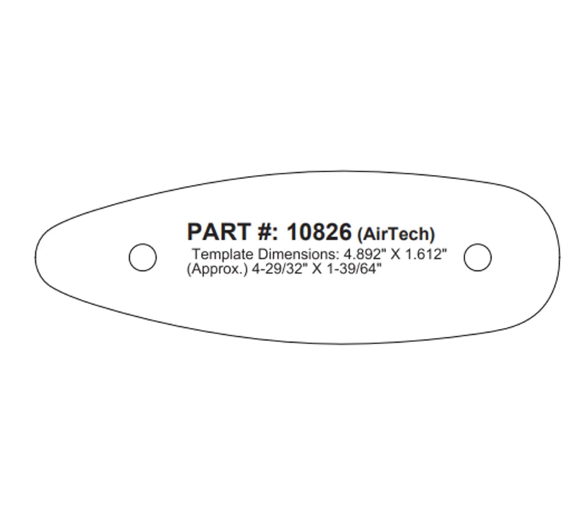 LimbSaver Airtech - Almohadilla de Retroceso de Ajuste de precisión Negra #10826