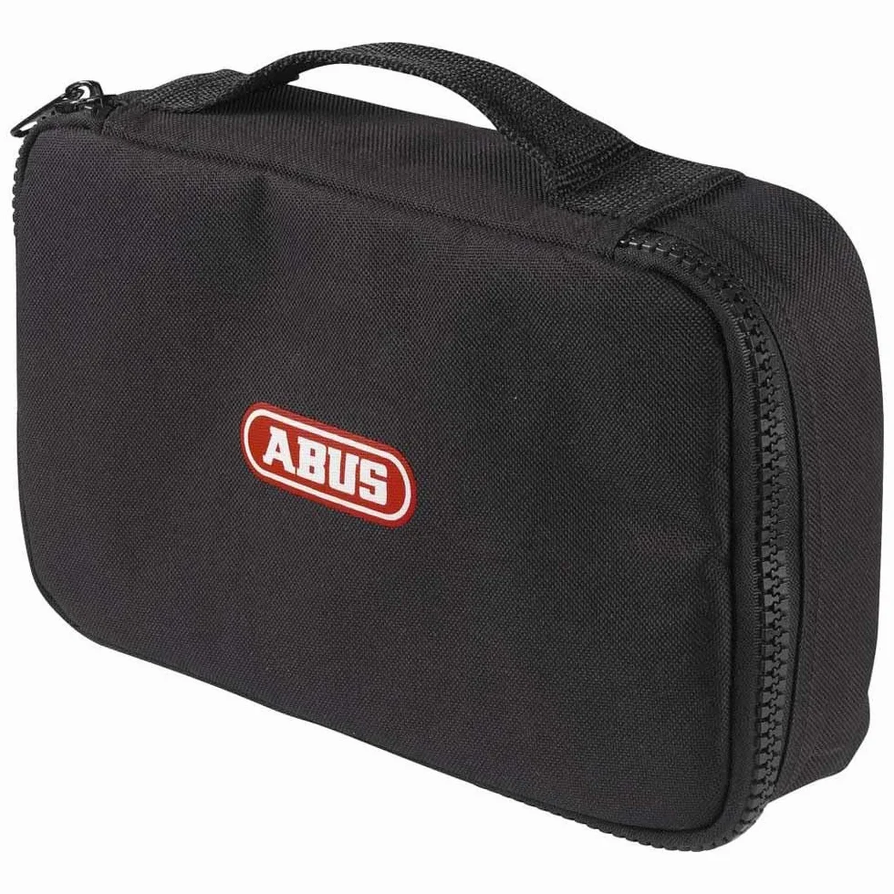 ABUS Combinación de candado y Cadena - Granit Power XS 67/105HB50 + 10KS120 Bucle Negro - Candado de Moto con Nivel de Seguridad 16 - Rojo