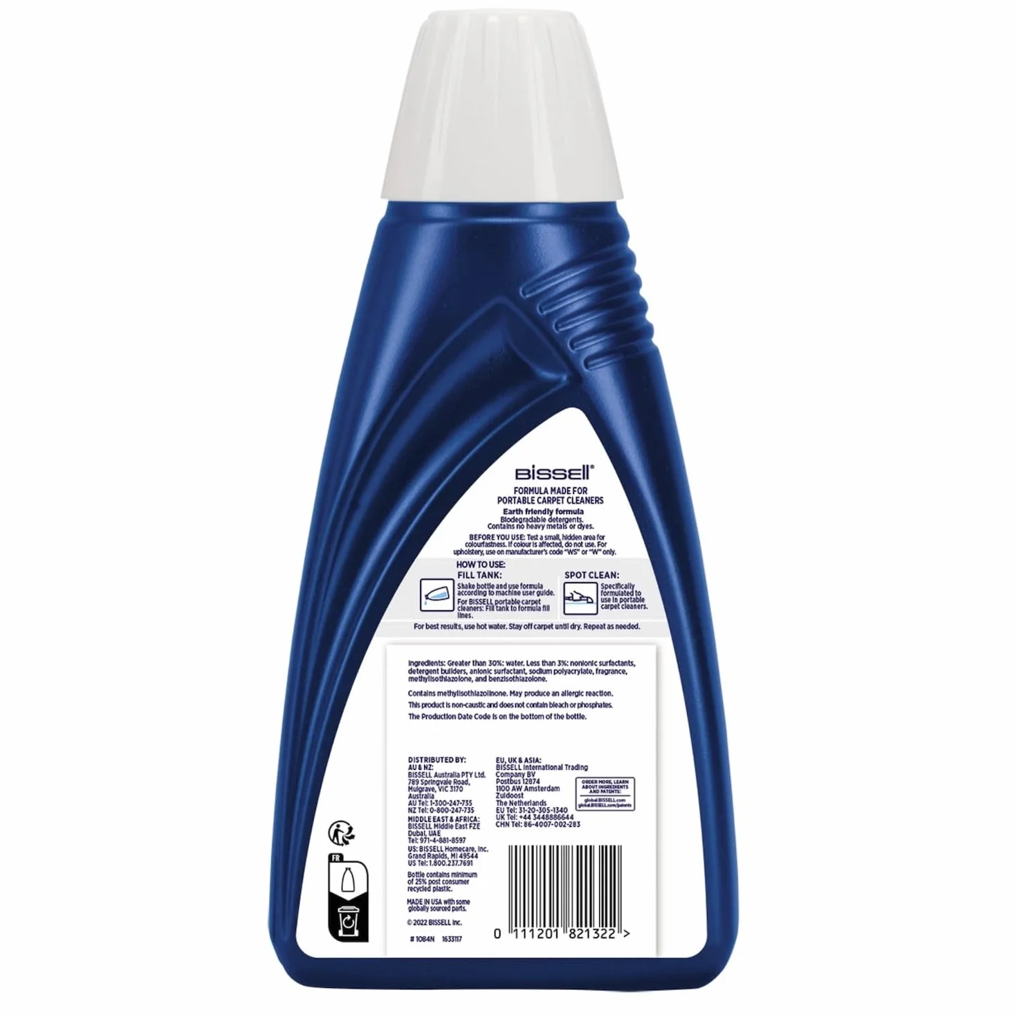 BISSELL 1084N 2x Concentrado Fresh Cleaner Fragancia Alfombra quitamanchas Spot and Stain