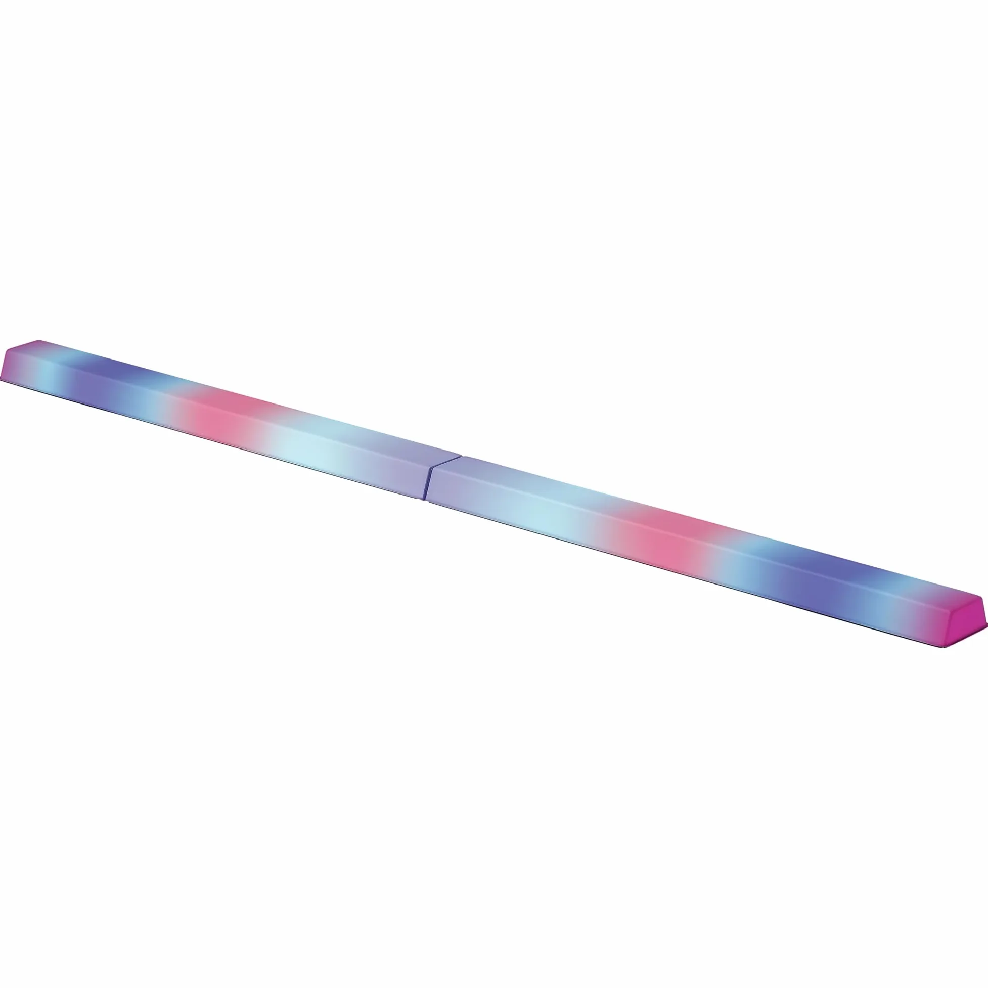 SPORTNOW Barra de Equilibrio Gimnasia Plegable 236 cm, Barra de Gimnasia Artística con Base Antideslizante, Viga de Equilibrio para Niños, Principiantes, Gimnastas Profesionales, Entrenamiento en Casa