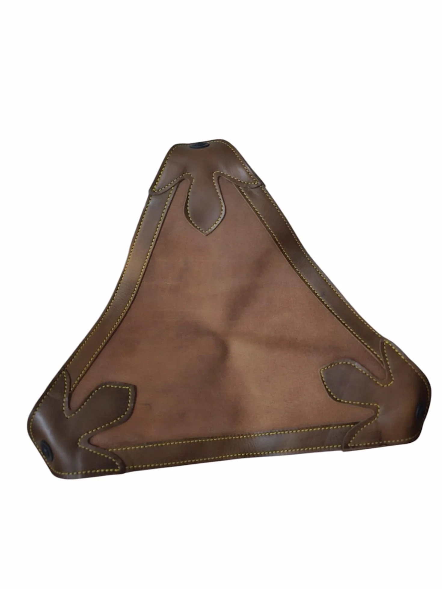 Genérico Silla de Caza trípode giratoria con Asiento en Piel de Haya Altura 56cm