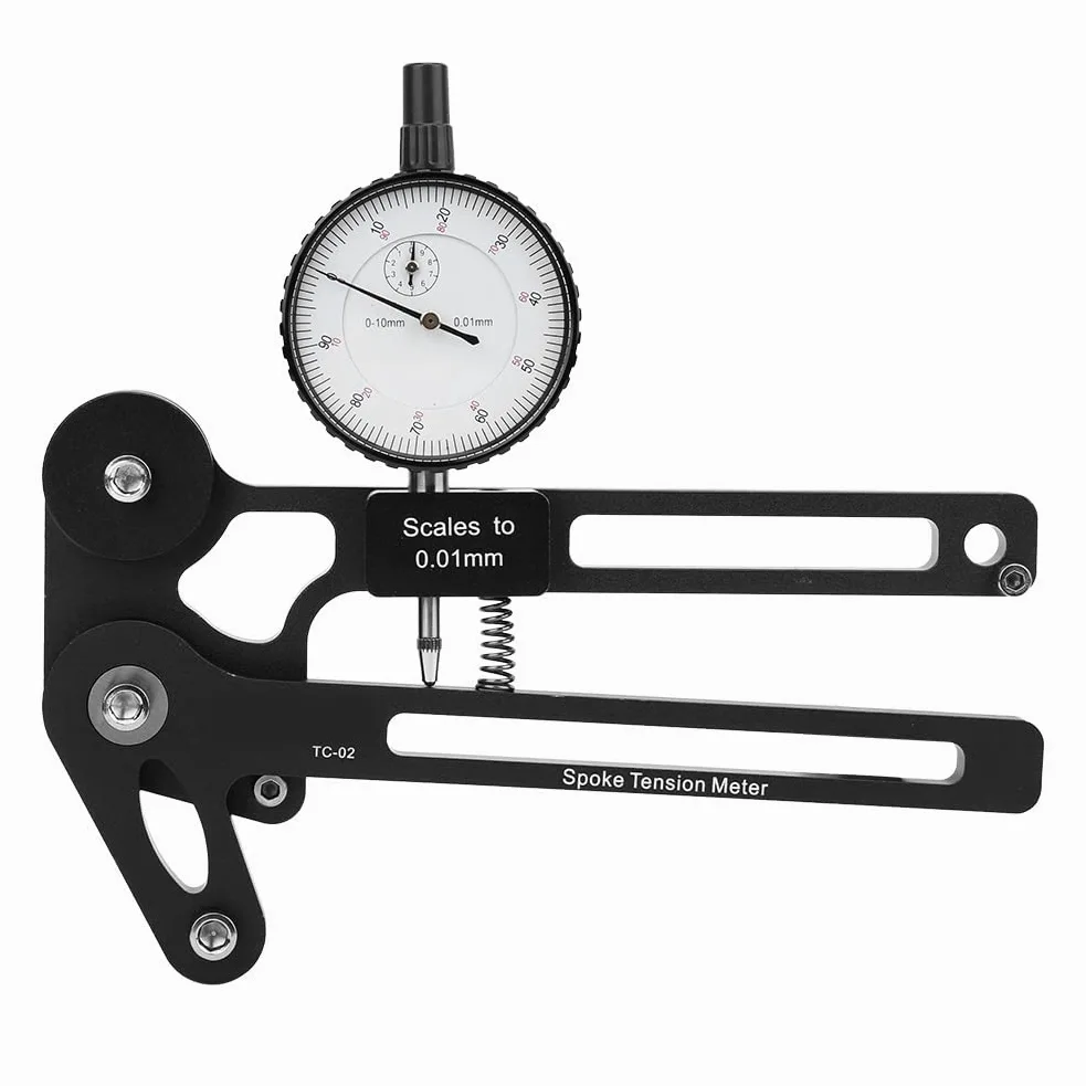 FLEXMAN Medidor de Tensión para Bicicletas, Aleación de Aluminio, Herramienta de Medición para Radios de Ruedas, para Amantes de las Bicicletas Deportivas al Aire Libre, Bicicletas