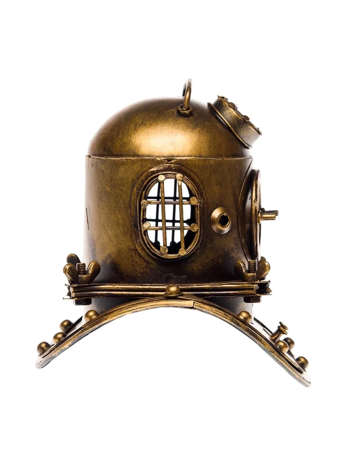 aubaho Casco de Buceo immersione subacquea Metal decoración 18cm Maritim Campana