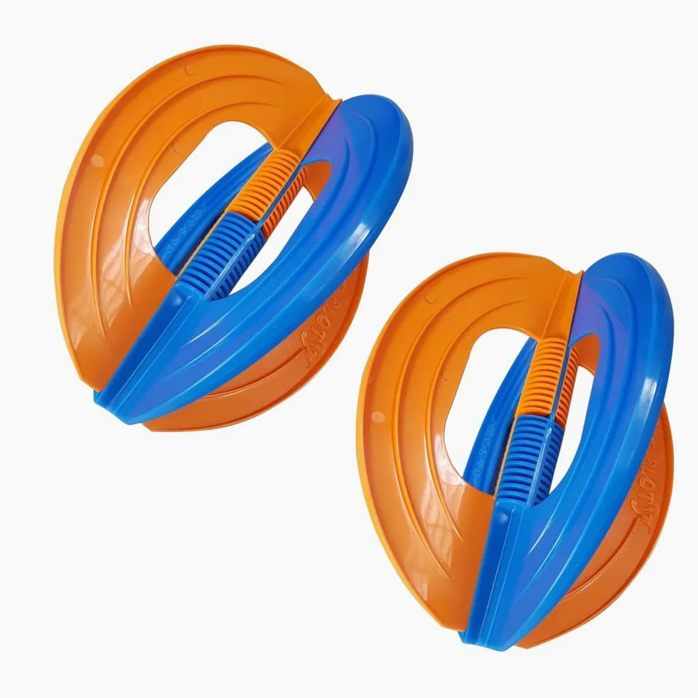 Floty Mancuernas Acuáticas Power Ring para Aquagym - Halteres de Agua con Empuñadura Antideslizante para Hidroginástica, Fitness Acuático y Rehabilitación - Diseño Hidrodinámico (1 Par)