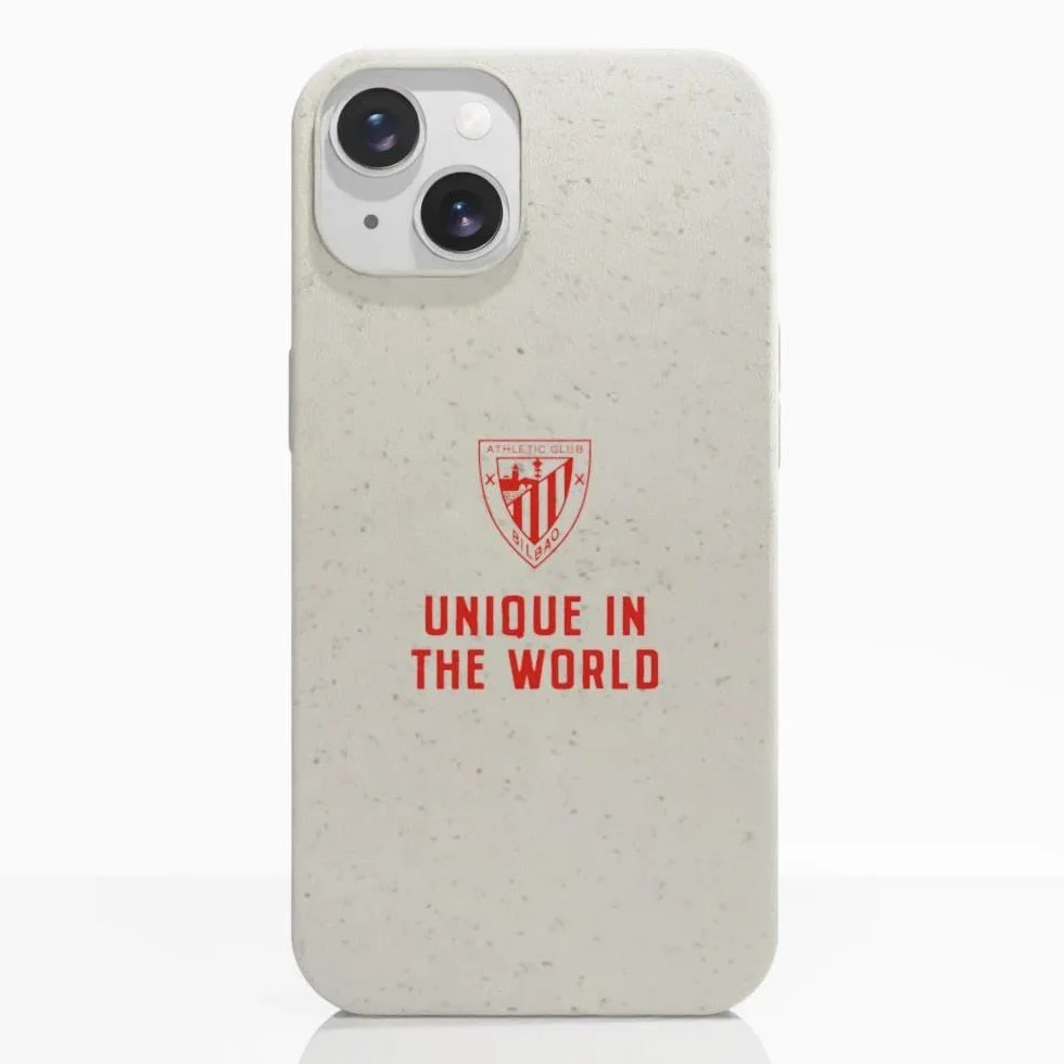 Funda Móvil para Apple iPhone 14 Pro Athletic Club – Diseño Unique Escudo – Diseño ergonómico – Protección Ligera y Resistente para móvil – Blanco