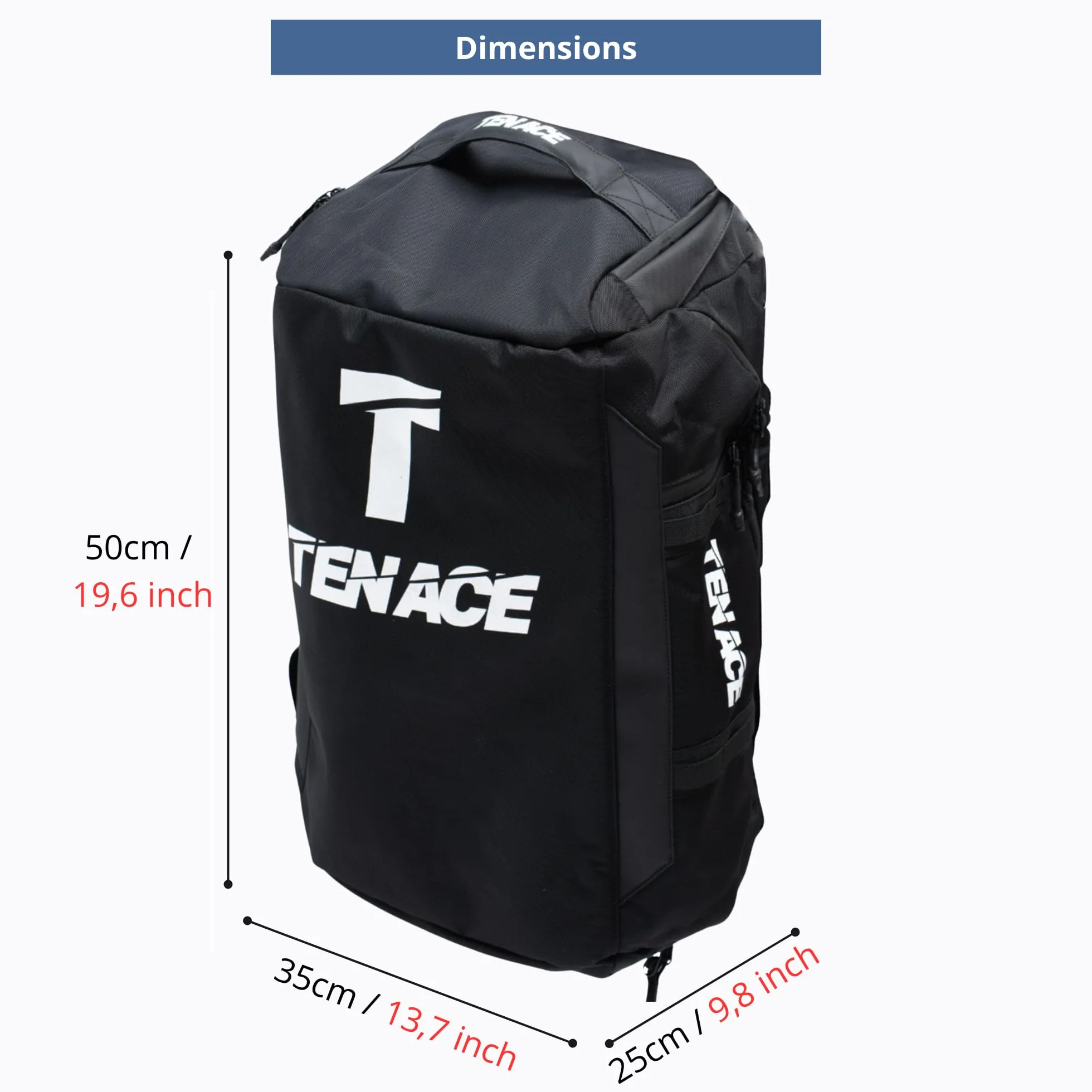Tenace Mochila Grande Jiu Jitsu MMA Bolsa Deporte Grappling Boxeo Muay Thai