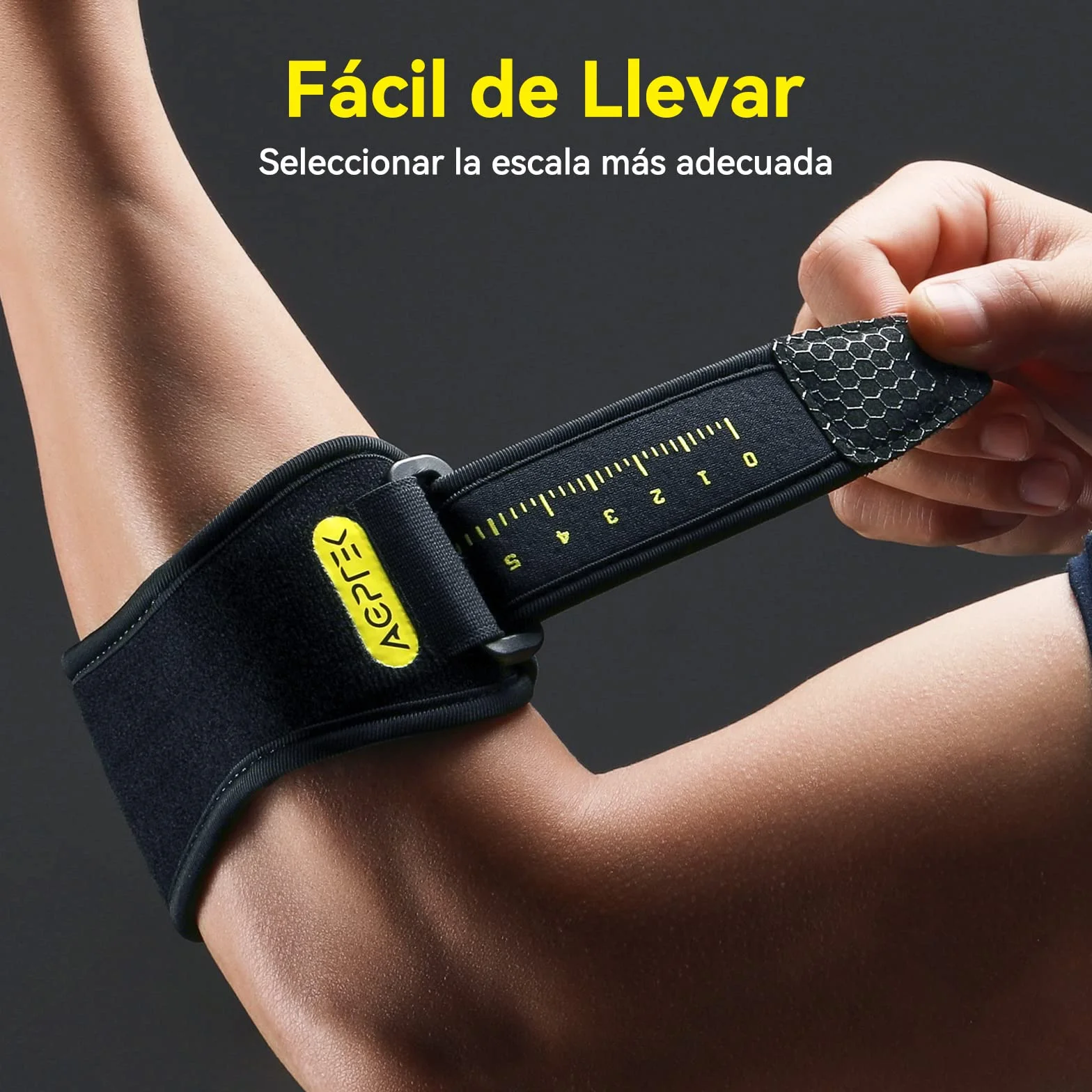 AGPTEK Coderas Epicondilitis Ajustable Antideslizante para Tendinitis Alivio del Dolor Tenis Golf Padel Gym