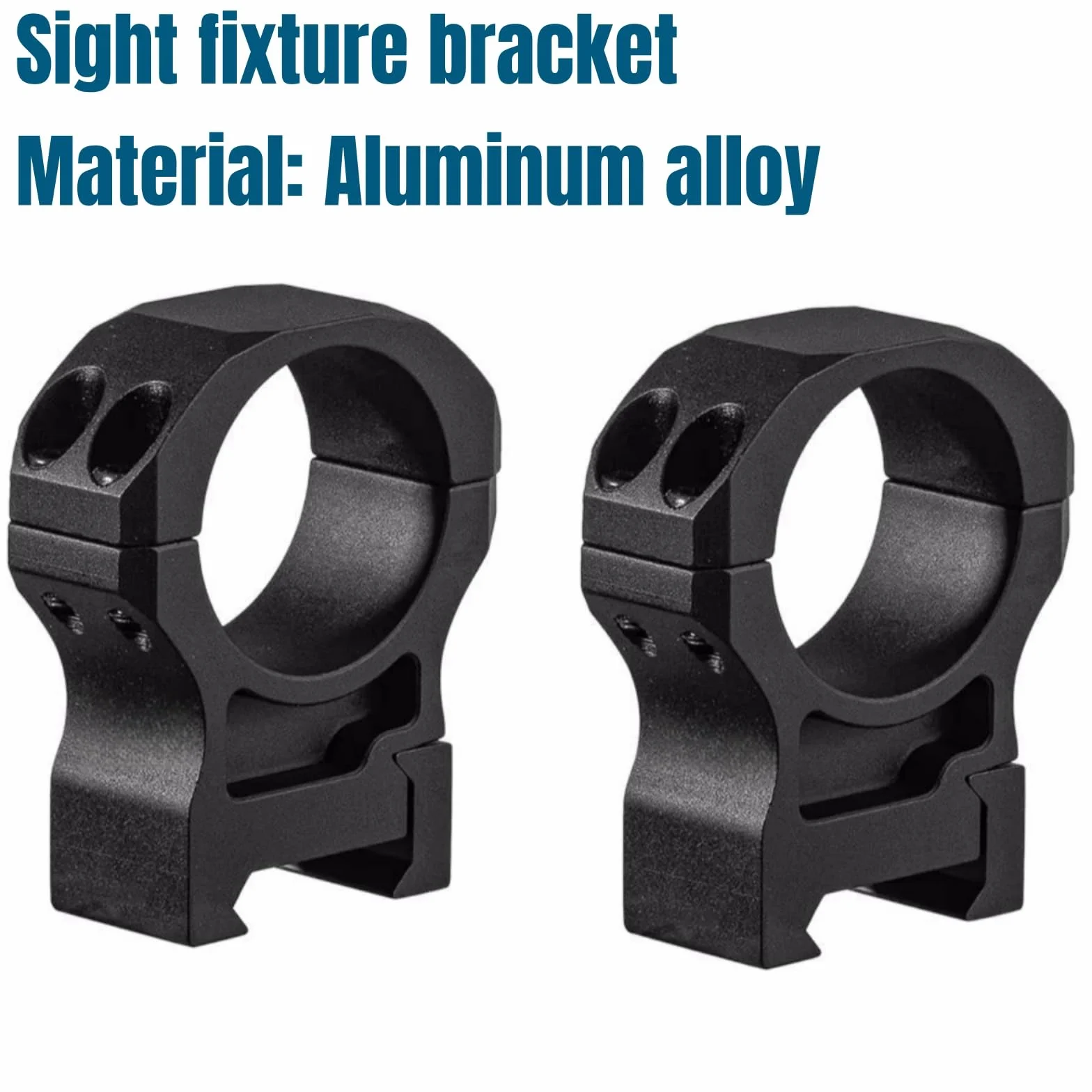 Anillos de Montaje de Tipo Delgado/Alto de 30 mm - 4 Alturas (45/48/54/60 mm) - Soporte de Montaje en riel P.icatinny de para mira telescópica, Linterna, láser y telescopio