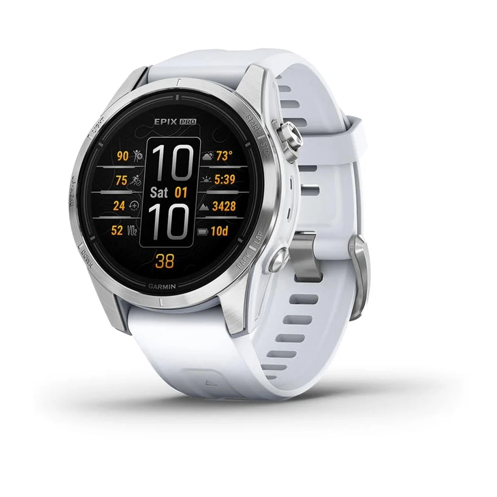 Garmin Epix PRO Gen 2 - Reloj inteligente GPS multideporte premium, 42 mm, pantalla táctil AMOLED, funciones avanzadas de salud y entrenamiento (renovado)