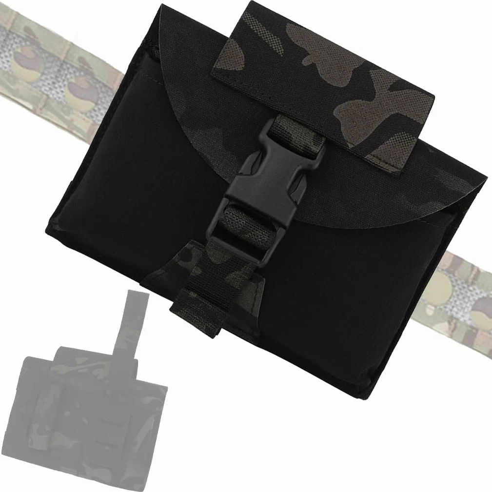 Bolsa táctica para exteriores Molle IFAK/kit de primeros auxilios médicos/liberación rápida elástica ajustable EMT bolsa para caza, airsoft, camping, ciclismo, senderismo