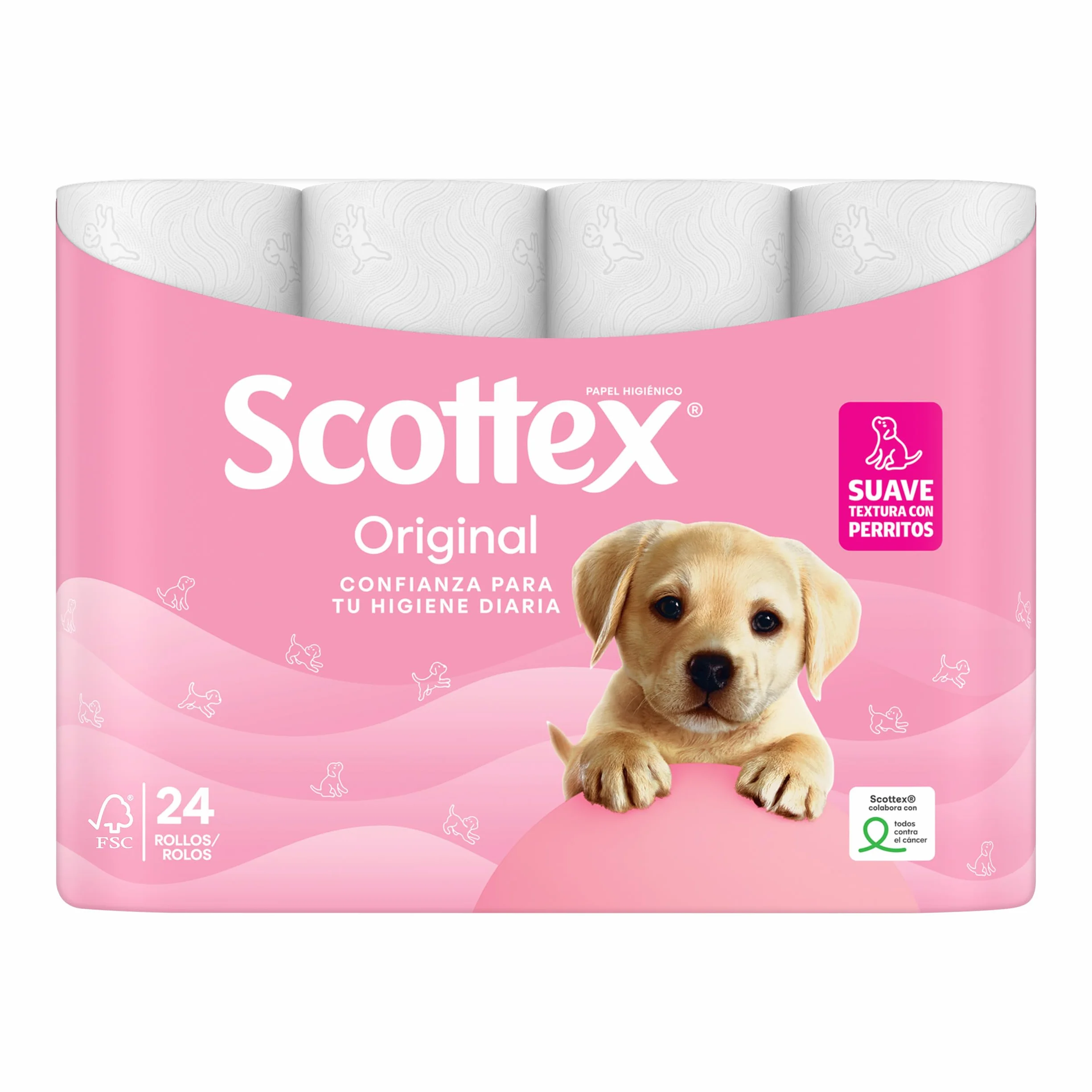 Scottex Original Papel Higiénico 24 Rollos