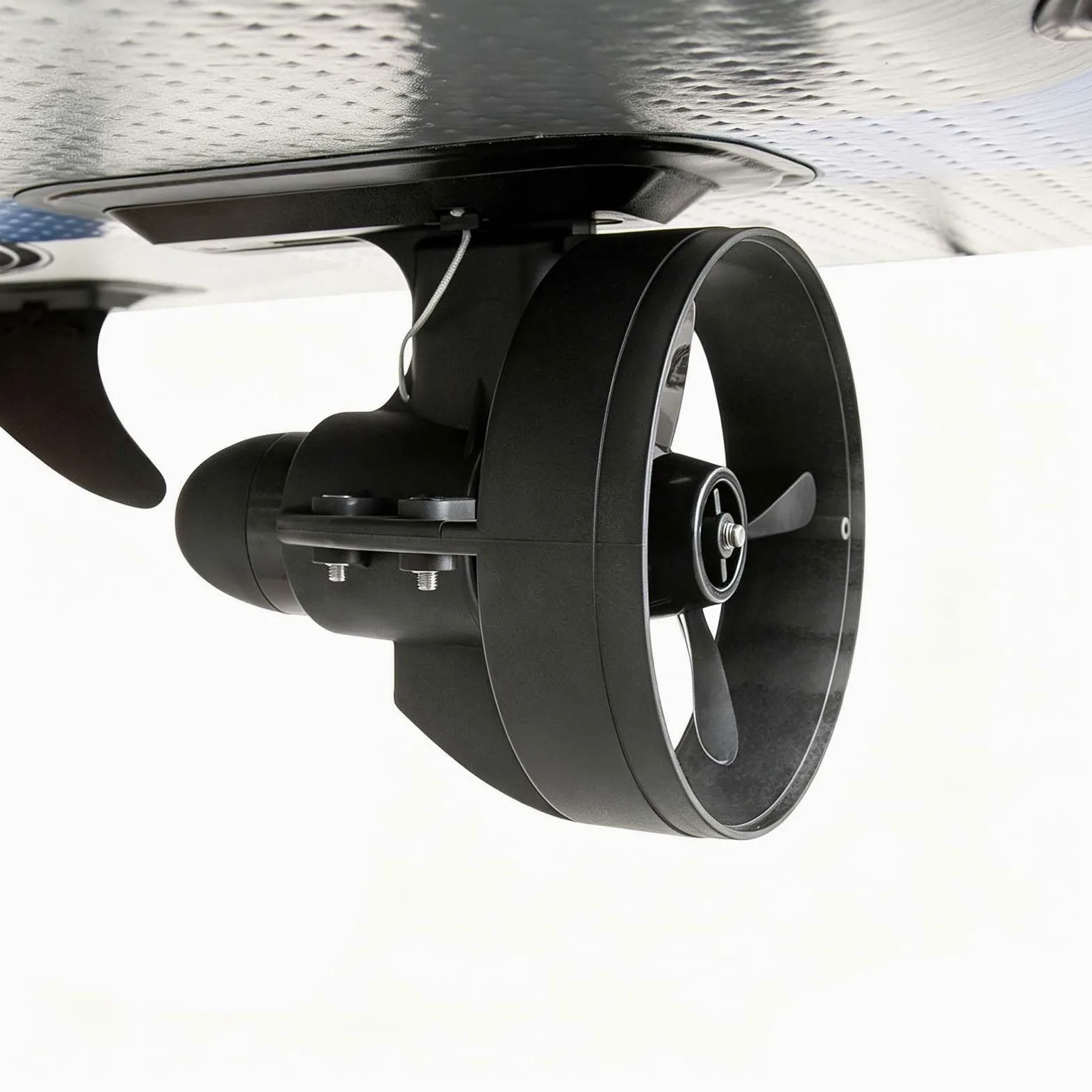Motor Eléctrico Tipo Aleta para Sup 3-5 Km/H, Propulsor Submarino de 12 V para Kayak y Paddle Surf, Hélice de Doble Velocidad 216W