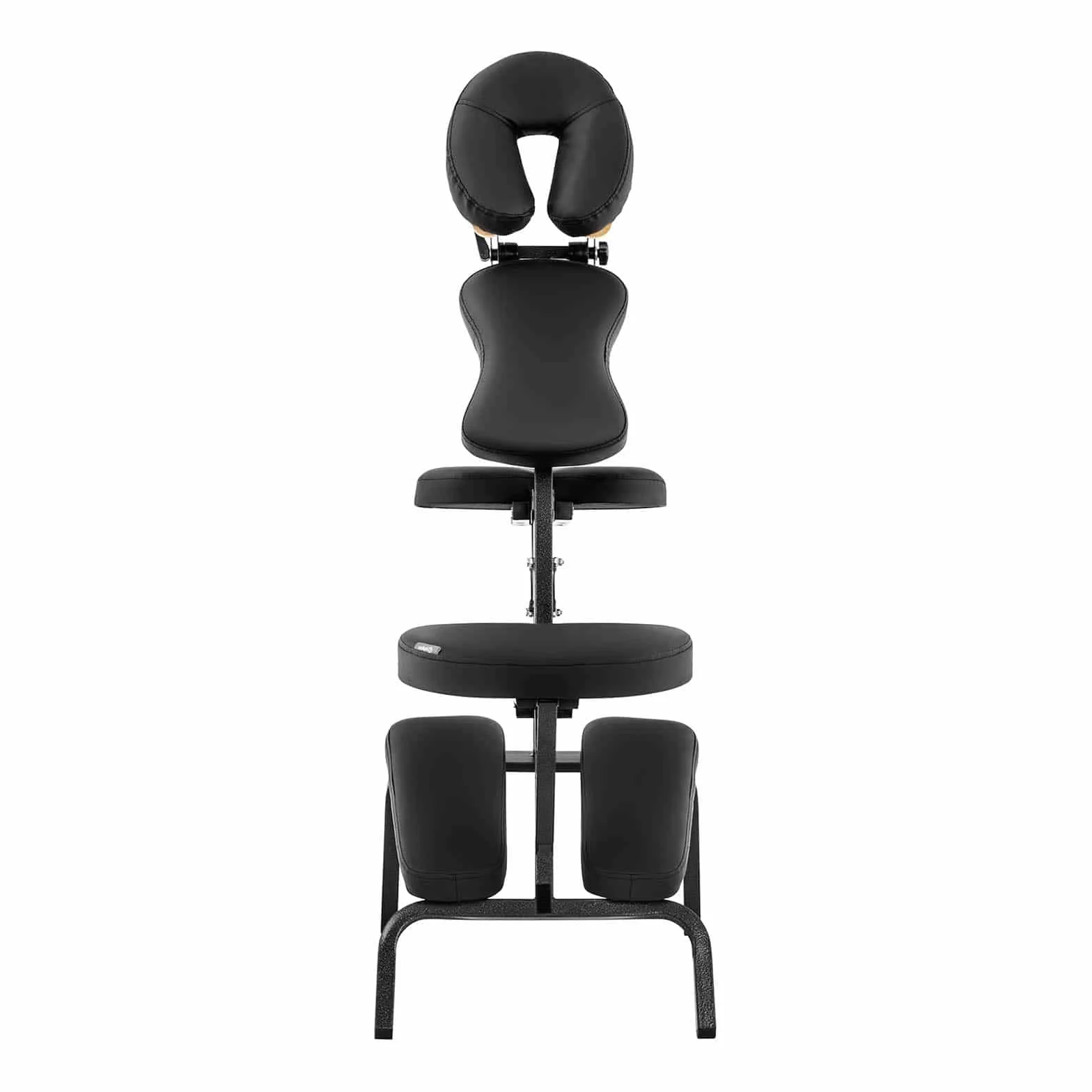 physa Silla De Masaje Plegable MONTPELLIER BLACK Estructura de acero Tapicería en PVC Hasta 160 kg