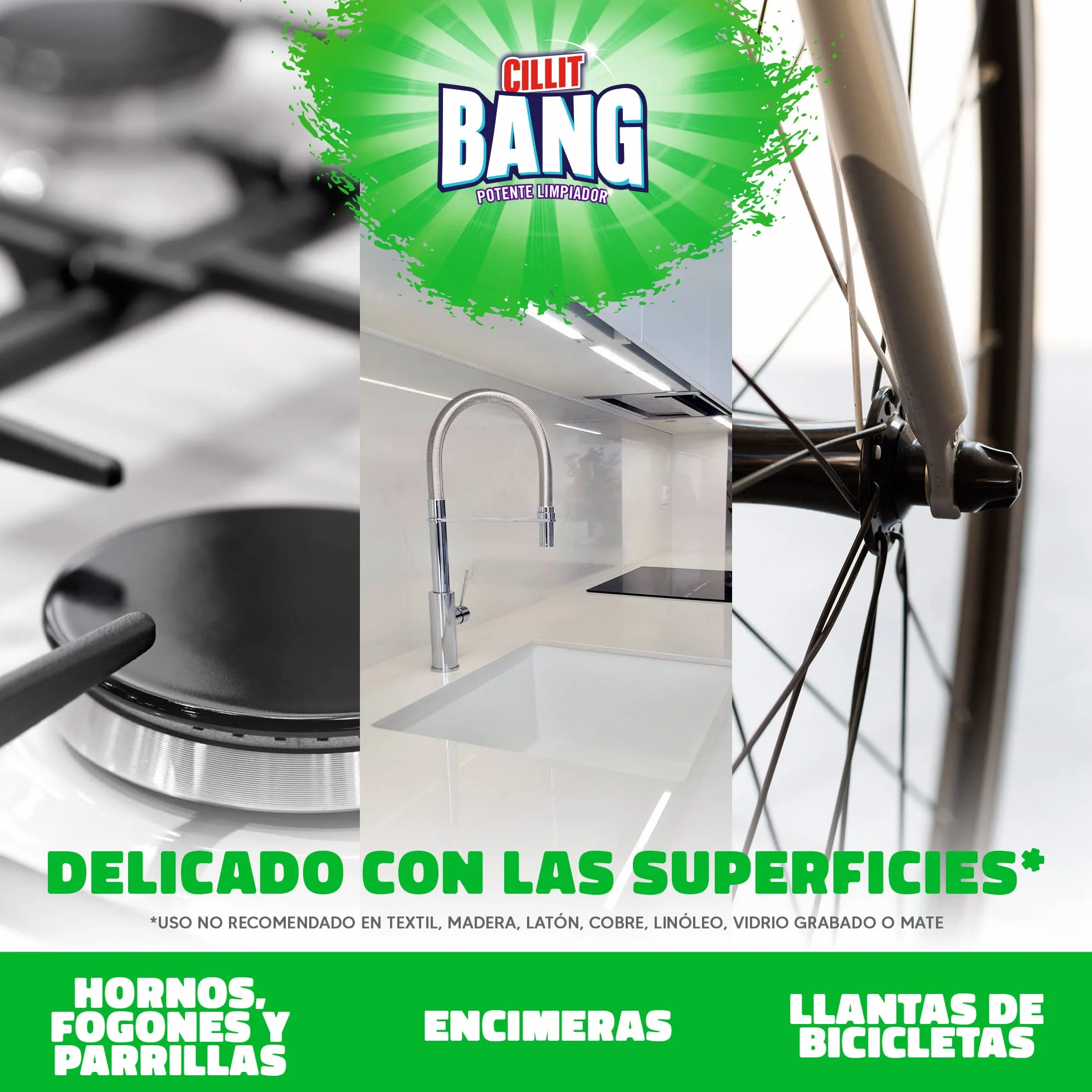 Cillit Bang Spray limpiador quitagrasas Pack 2 x 750 ml