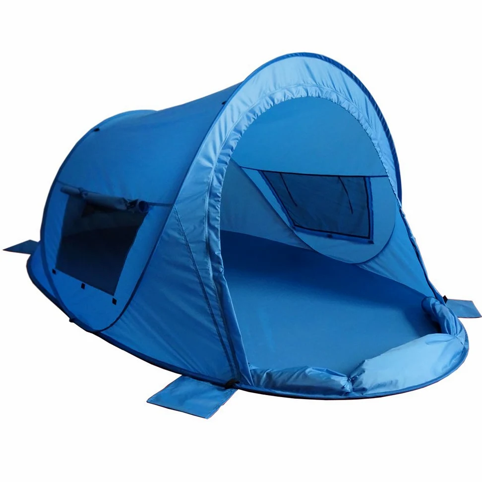outdoorer la Carpa de Playa Zack Premium Family, Pop Up - Protección UV 80, Azul