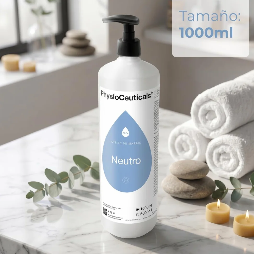 Aceite de masaje profesional 1000 ml para fisioterapia