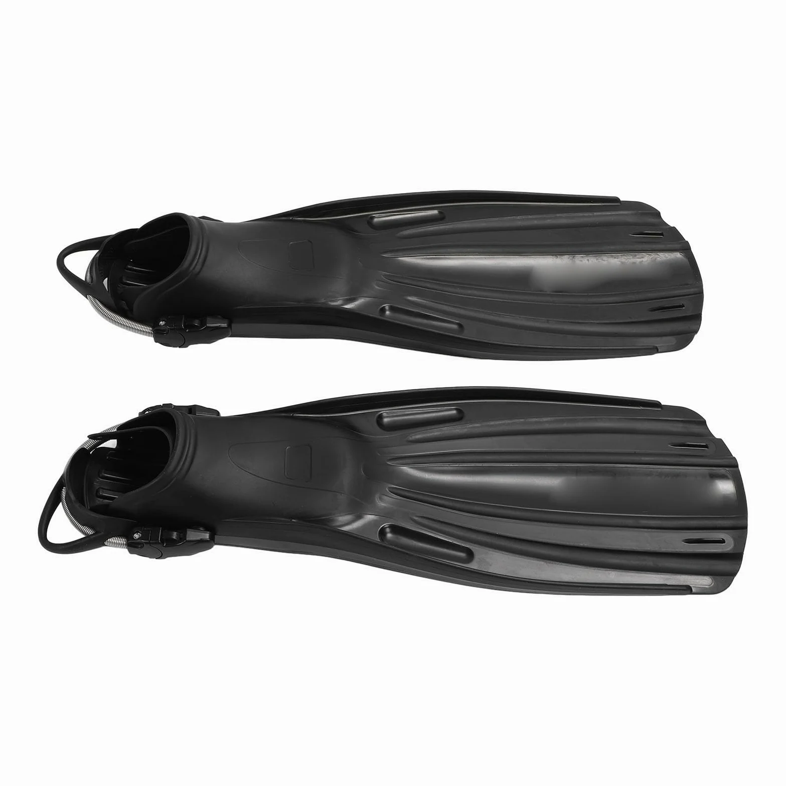 Generic Aleta para Pies Subacuática Diseño Ergonómico Negro Premium para Buceo y Apnea 2 Piezas