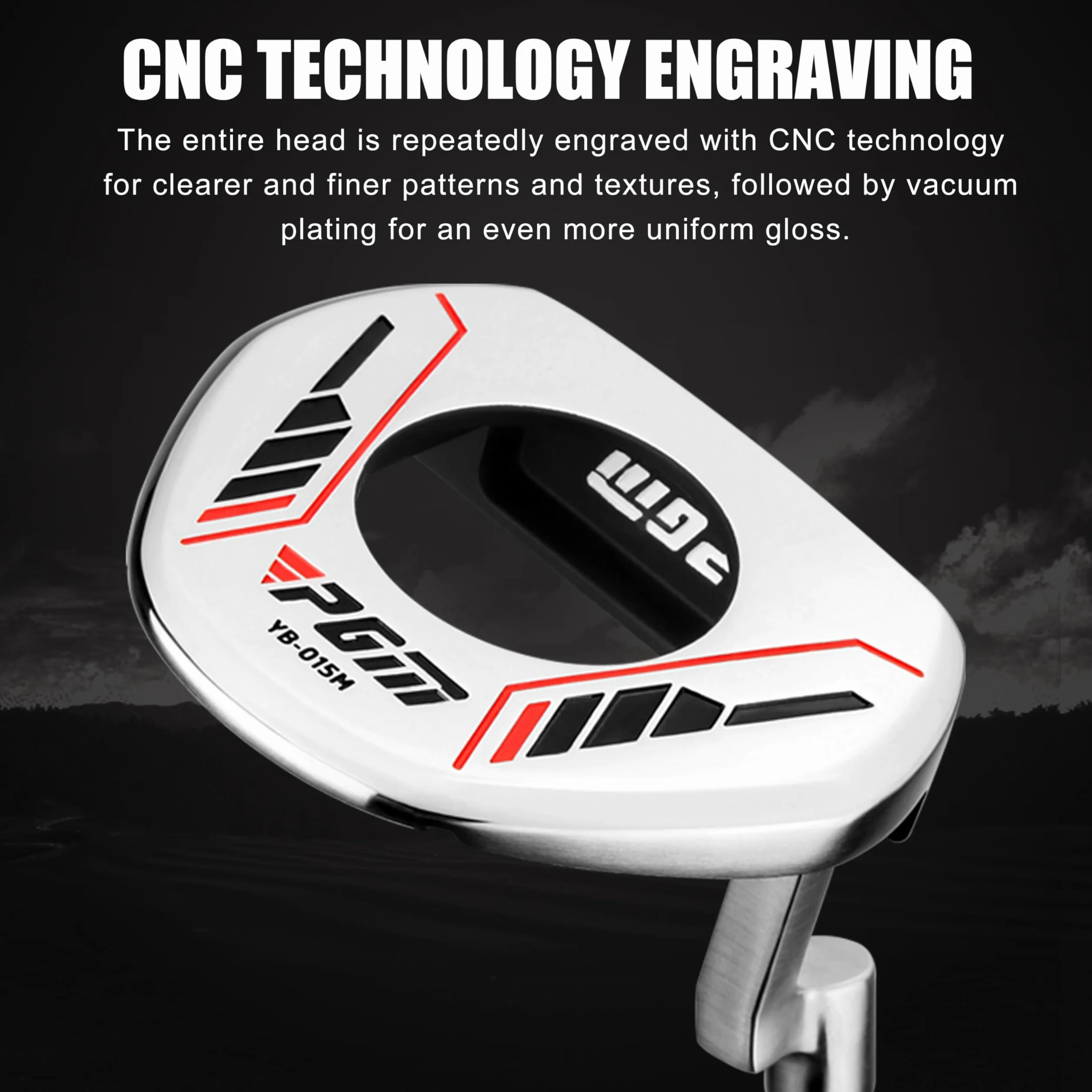 PGM Putter de golf profesional, centro de gravedad ultra bajo, palo con línea de observación