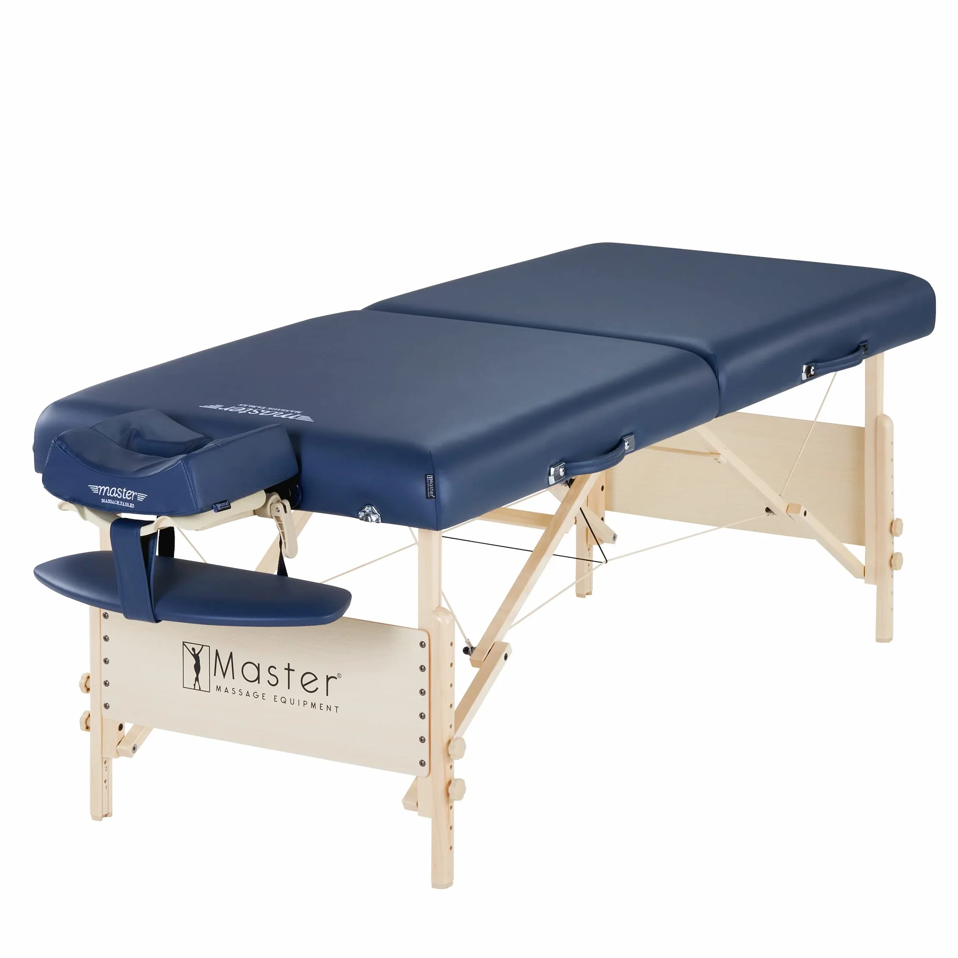 Master Massage Coronado Cama de Tatuaje Ajustable Portátil Pro 340 kg 7,6 cm Espuma Azul Real 76 cm