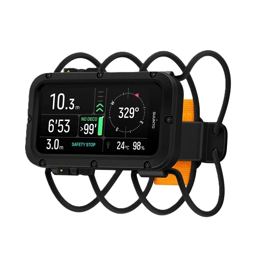 Suunto Ordenador náutico de buceo con pantalla AMOLED de 3,2 pulgadas, soporte multigas, GPS, información meteorológica y marea, resistencia al agua 200 m, presión del tanque inalámbrica, duración de