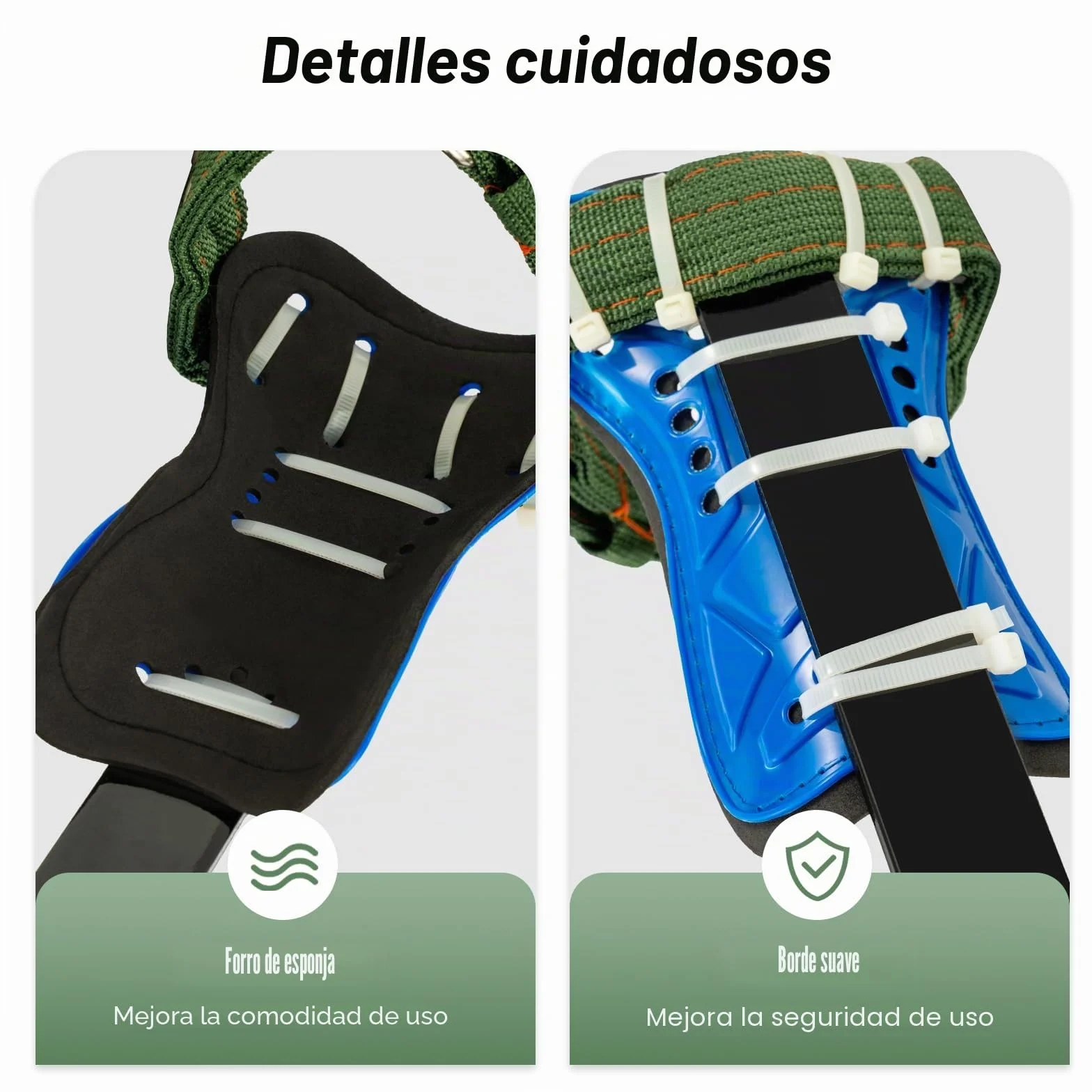 Set de Equipo para Escalada de Árboles, Punta de Escalada de Árbol Ajustable en Altura, Equipo de Escalada de Árboles con Cinturón de Seguridad, Correas para Pies y Tobillos, Capacidad de