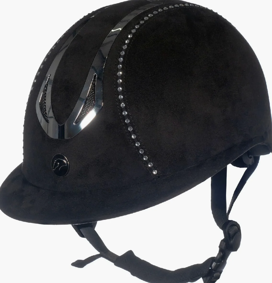 HKM Illusion Diamond Casco de Montar Negro M