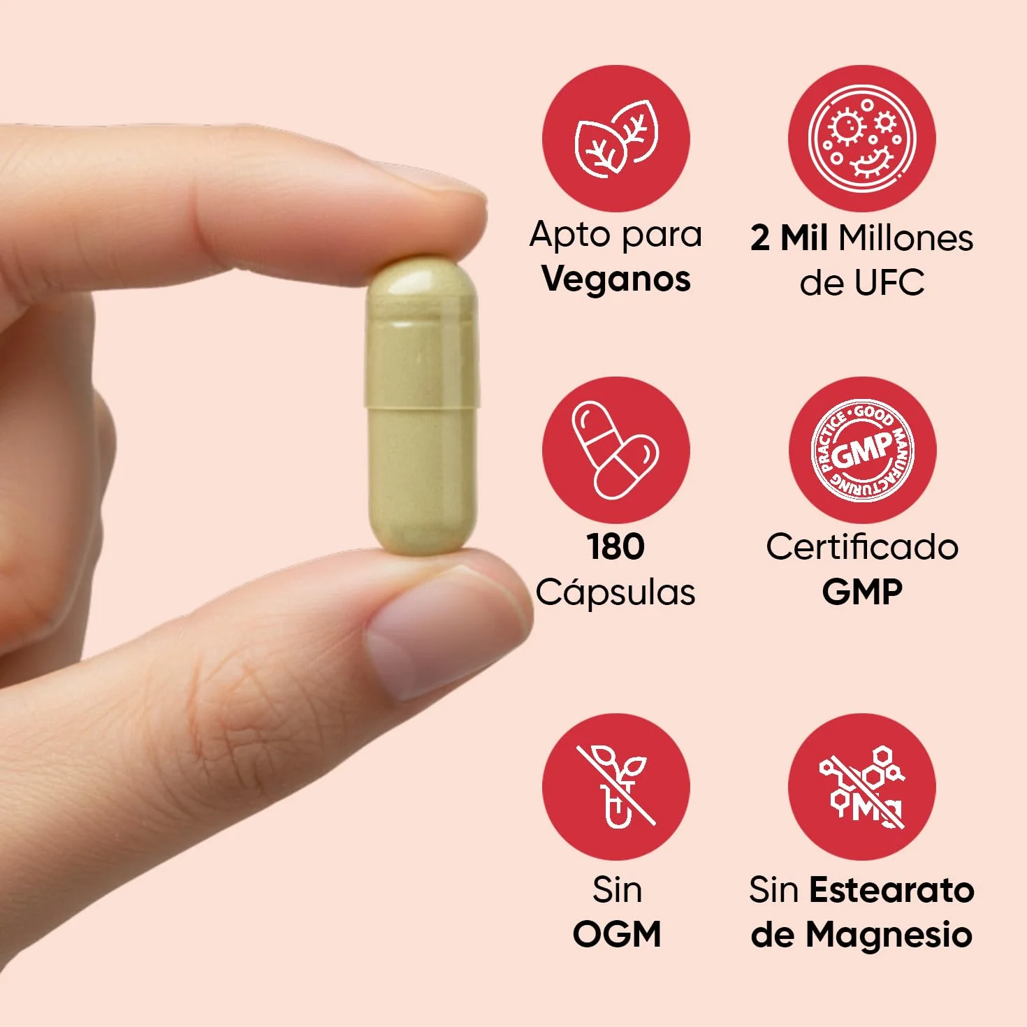 Vinagre de Sidra de Manzana 1860 mg - 180 Cápsulas con Probióticos, Cúrcuma, Jengibre y Pimienta de Cayena - Suplemento Vegano Sin OGM Sin Gluten