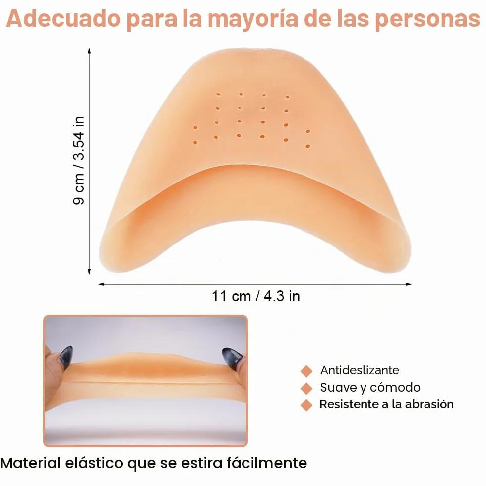 Protectores Dedos Pies Silicona, Caps Ballet Pointe Suave, Protector Dedo Ballet, Pares Silicona