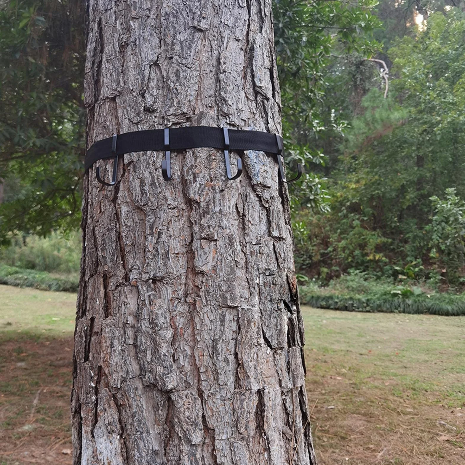 astound Treestand Strap Gear - Percha para accesorios con varios ganchos, soporte para accesorios con múltiples ganchos para equipos de caza, arco, carnero, sillín, binoculares, accesorios de caza